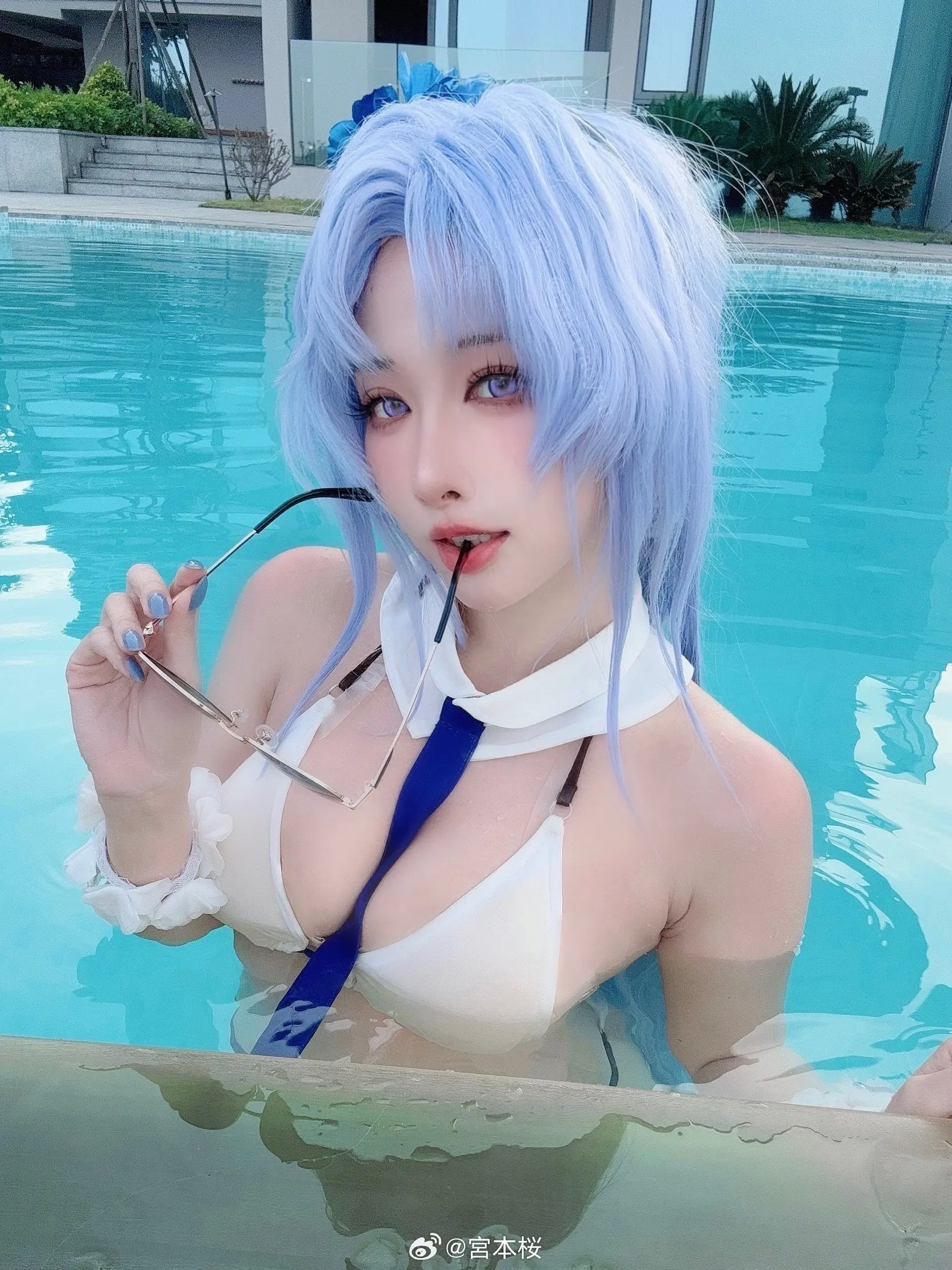COSPLAY 阿尔萨斯和平时的感觉不太一样……？ 碧蓝航线 阿尔萨斯@宮本桜 COSPLAY-第11张