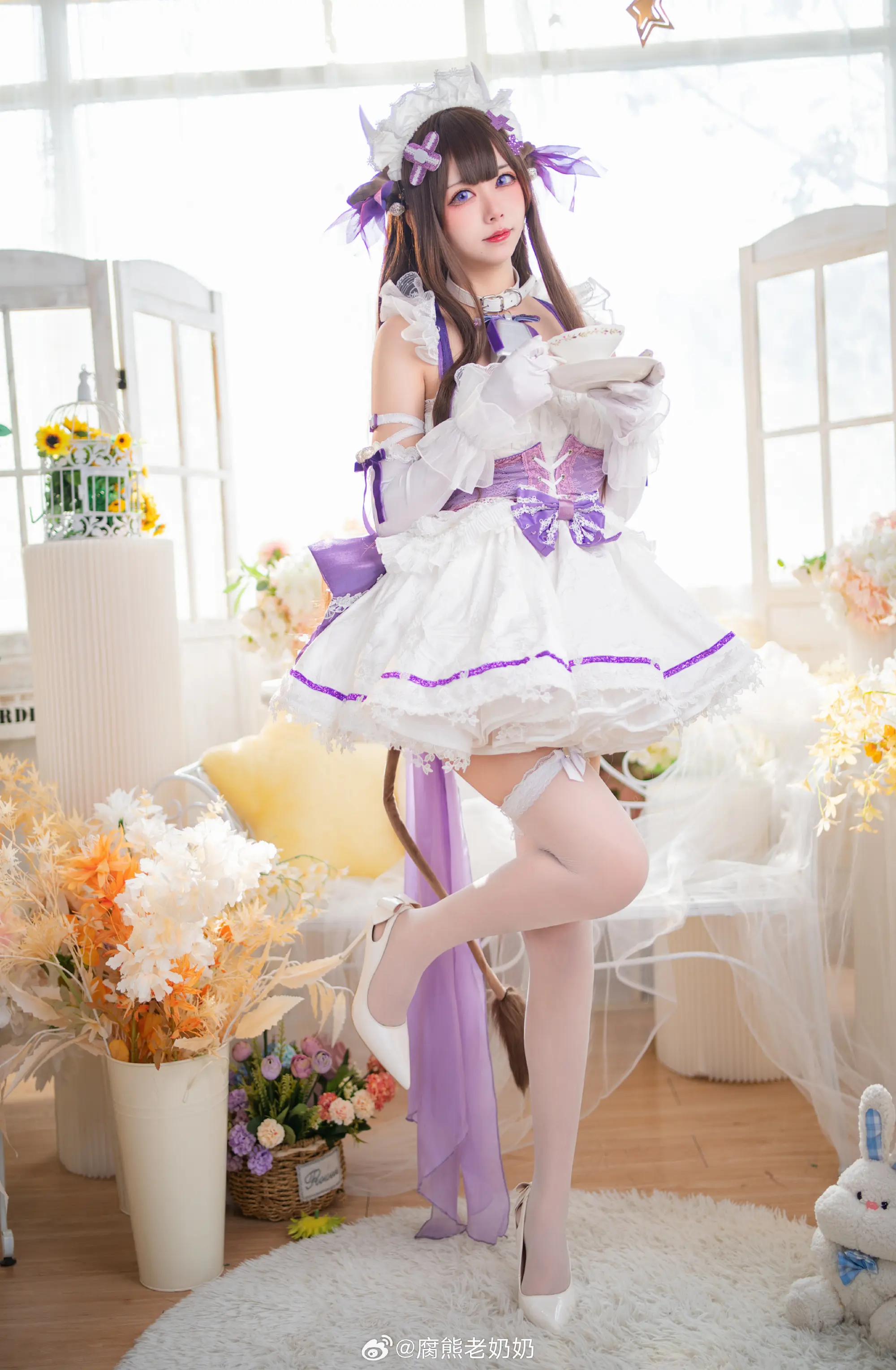 cosplay 是谁的小女仆，赶紧领回家  碧蓝航线 樫野牛牛同人女仆@腐熊老奶奶 COSPLAY-第9张
