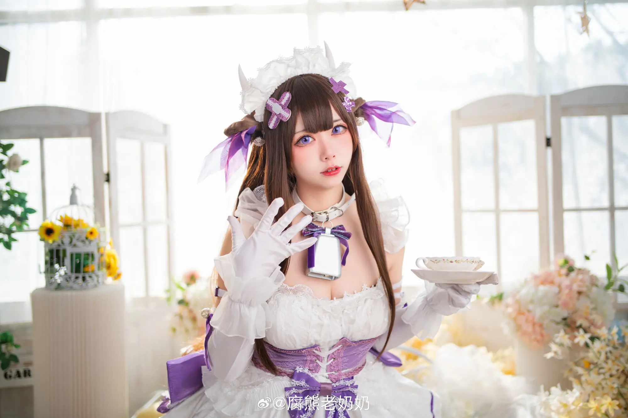 cosplay 是谁的小女仆，赶紧领回家  碧蓝航线 樫野牛牛同人女仆@腐熊老奶奶 COSPLAY-第4张
