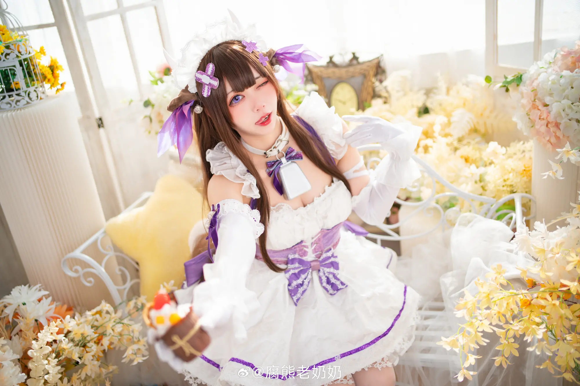 cosplay 是谁的小女仆，赶紧领回家  碧蓝航线 樫野牛牛同人女仆@腐熊老奶奶 COSPLAY-第3张
