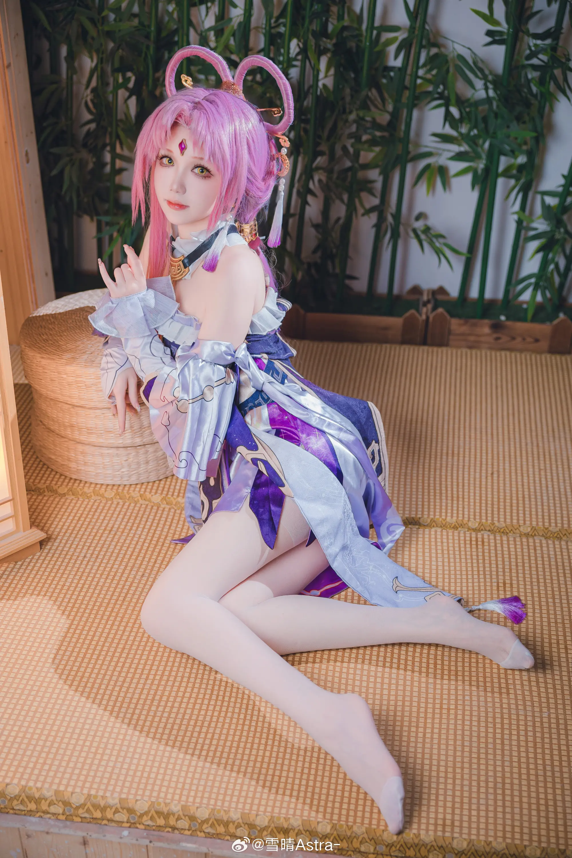 COSPLAY 罗浮太卜司之首，符玄，初次见面…不，该说久见了… 崩坏：星穹铁道@雪晴Astra- COSPLAY-第4张