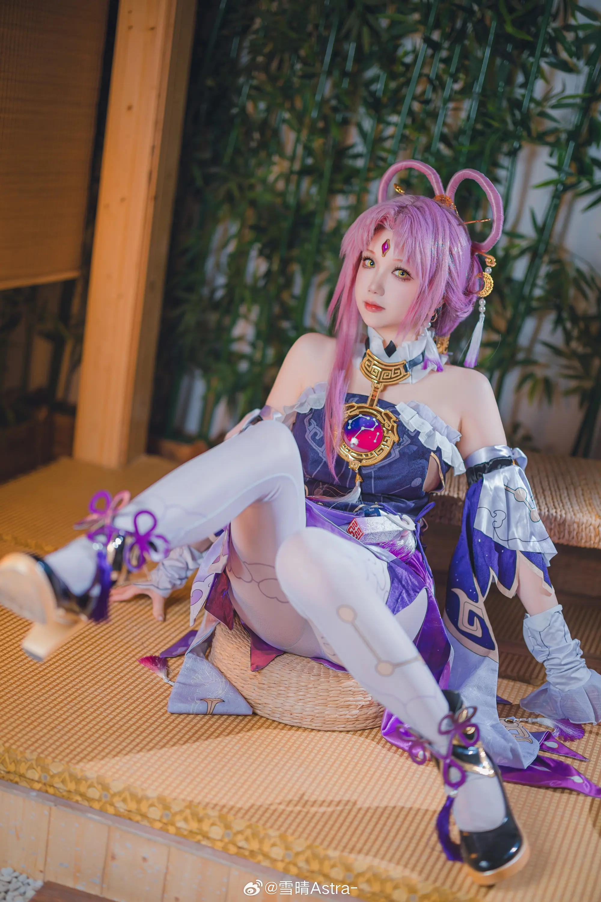 COSPLAY 罗浮太卜司之首，符玄，初次见面…不，该说久见了… 崩坏：星穹铁道@雪晴Astra- COSPLAY-第6张