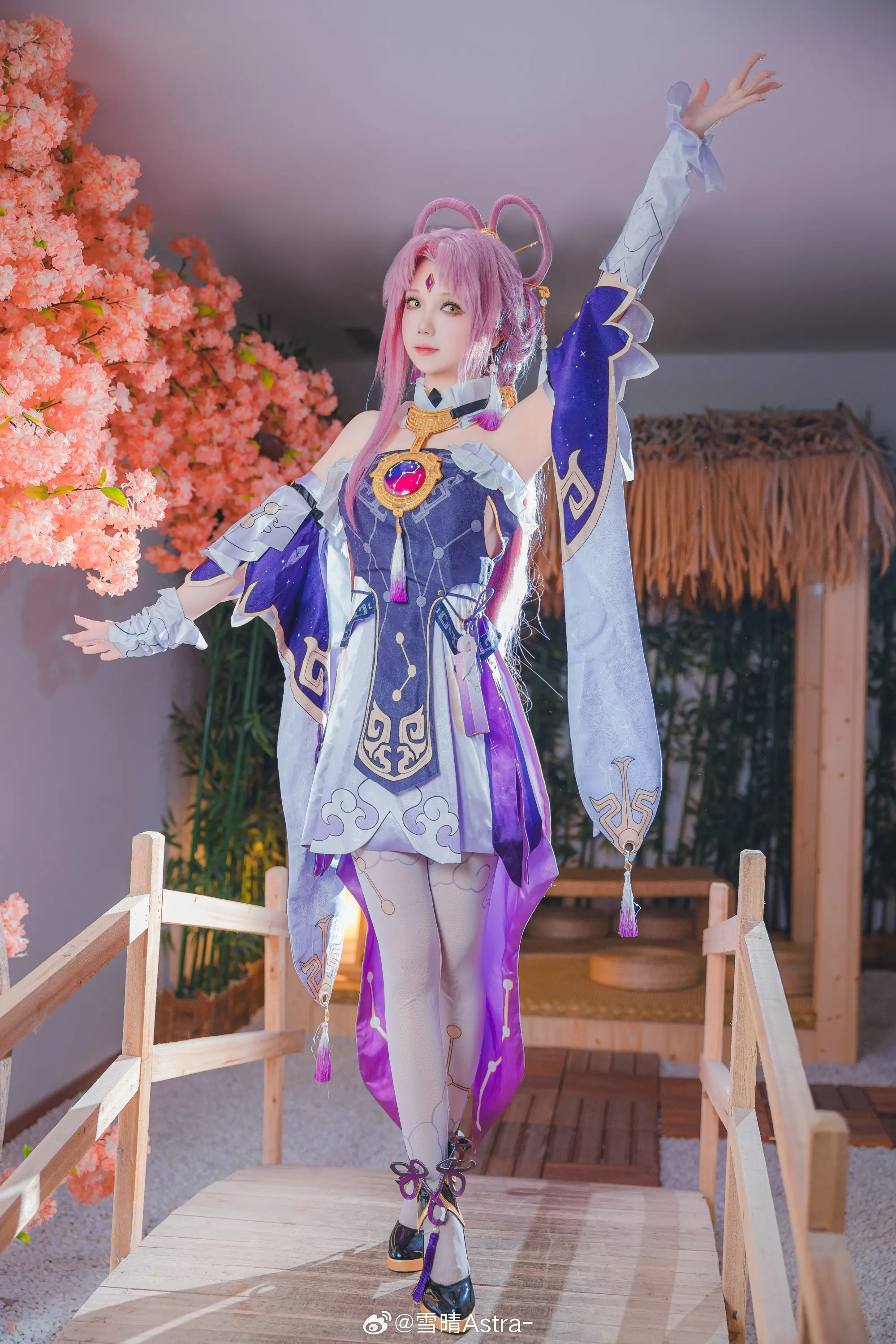 COSPLAY 罗浮太卜司之首，符玄，初次见面…不，该说久见了… 崩坏：星穹铁道@雪晴Astra- COSPLAY-第7张