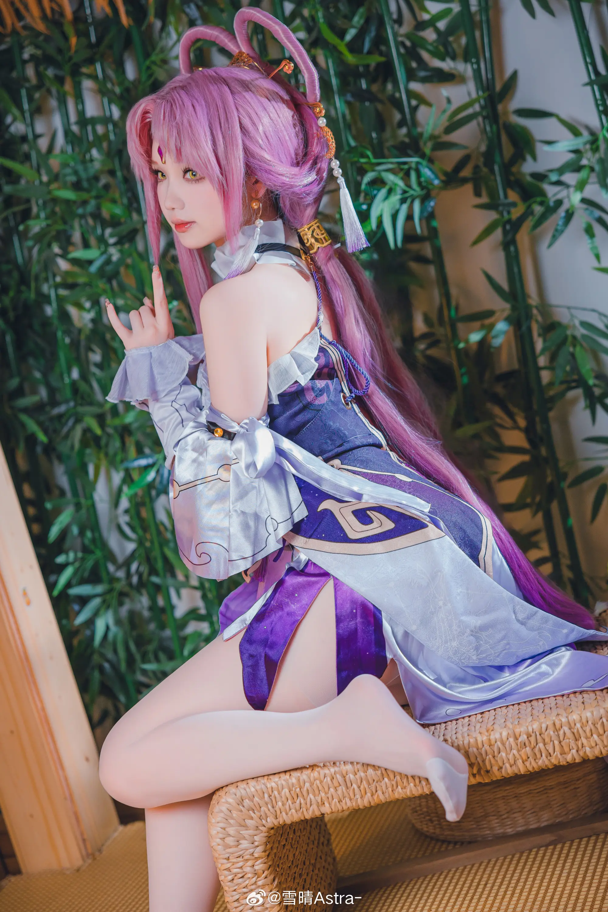 COSPLAY 罗浮太卜司之首，符玄，初次见面…不，该说久见了… 崩坏：星穹铁道@雪晴Astra- COSPLAY-第10张