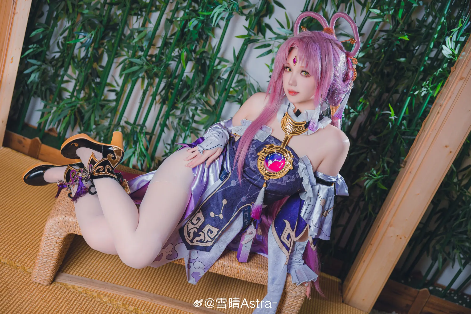 COSPLAY 罗浮太卜司之首，符玄，初次见面…不，该说久见了… 崩坏：星穹铁道@雪晴Astra- COSPLAY-第12张