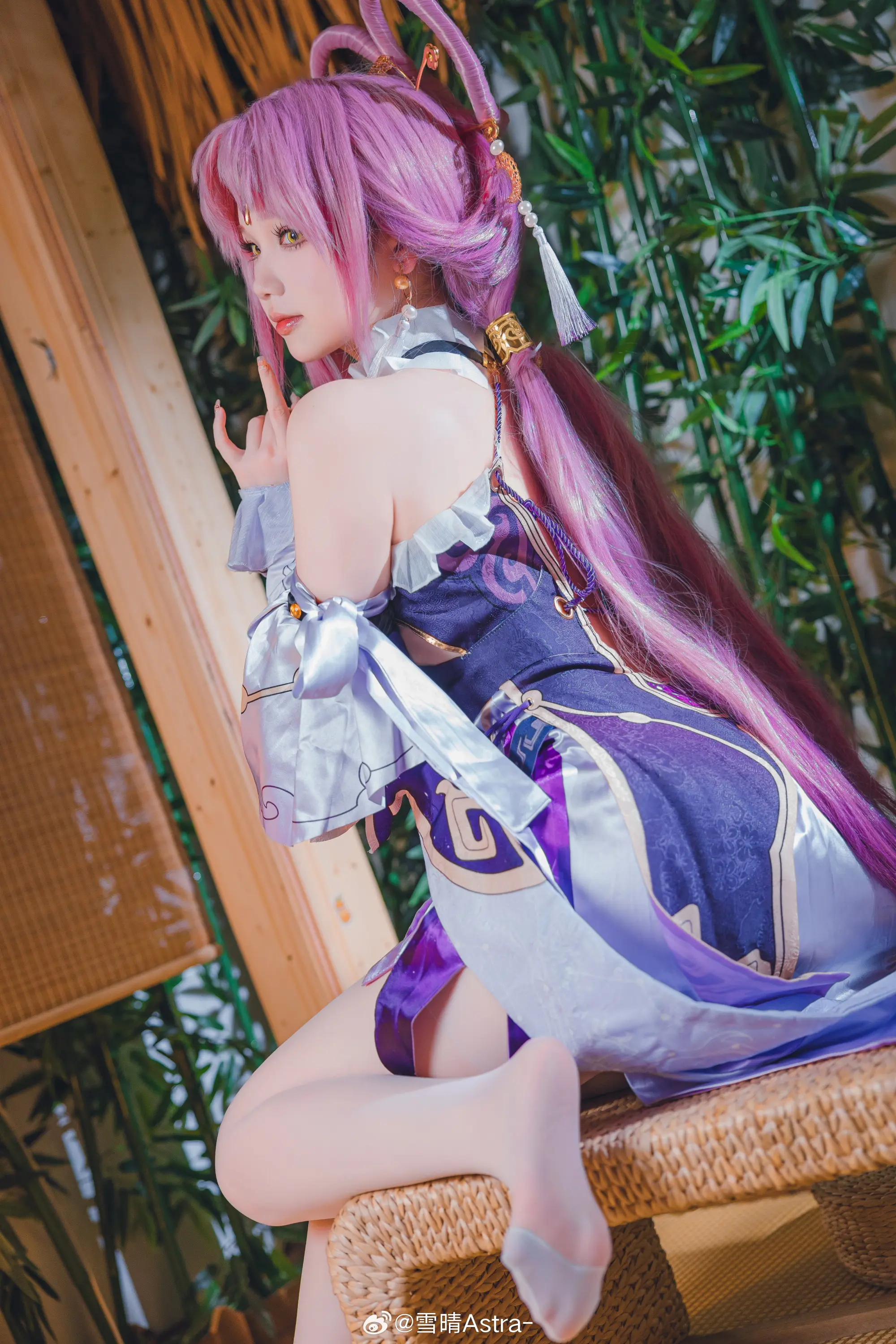 COSPLAY 罗浮太卜司之首，符玄，初次见面…不，该说久见了… 崩坏：星穹铁道@雪晴Astra- COSPLAY-第13张
