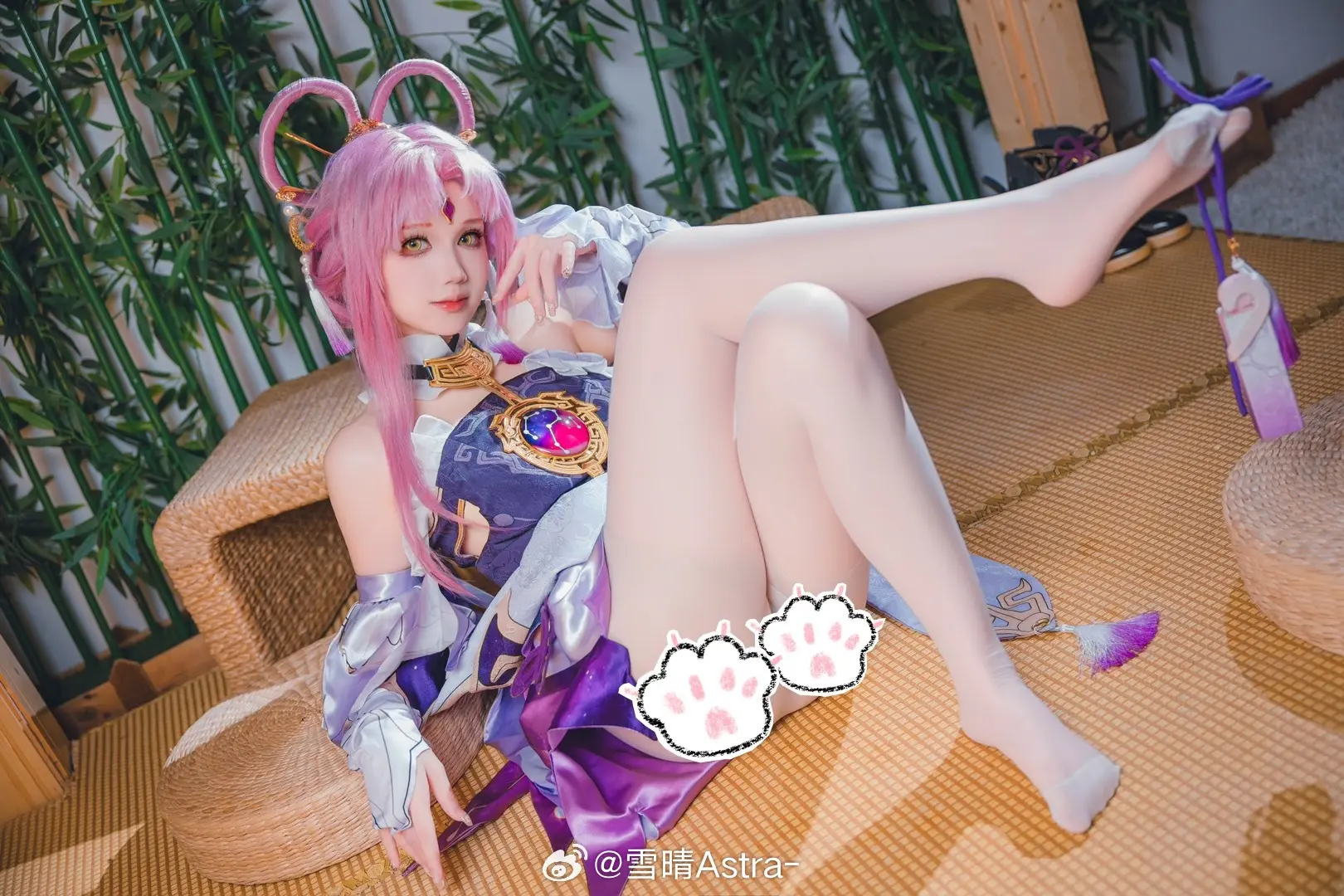 COSPLAY 罗浮太卜司之首，符玄，初次见面…不，该说久见了… 崩坏：星穹铁道@雪晴Astra- COSPLAY-第2张