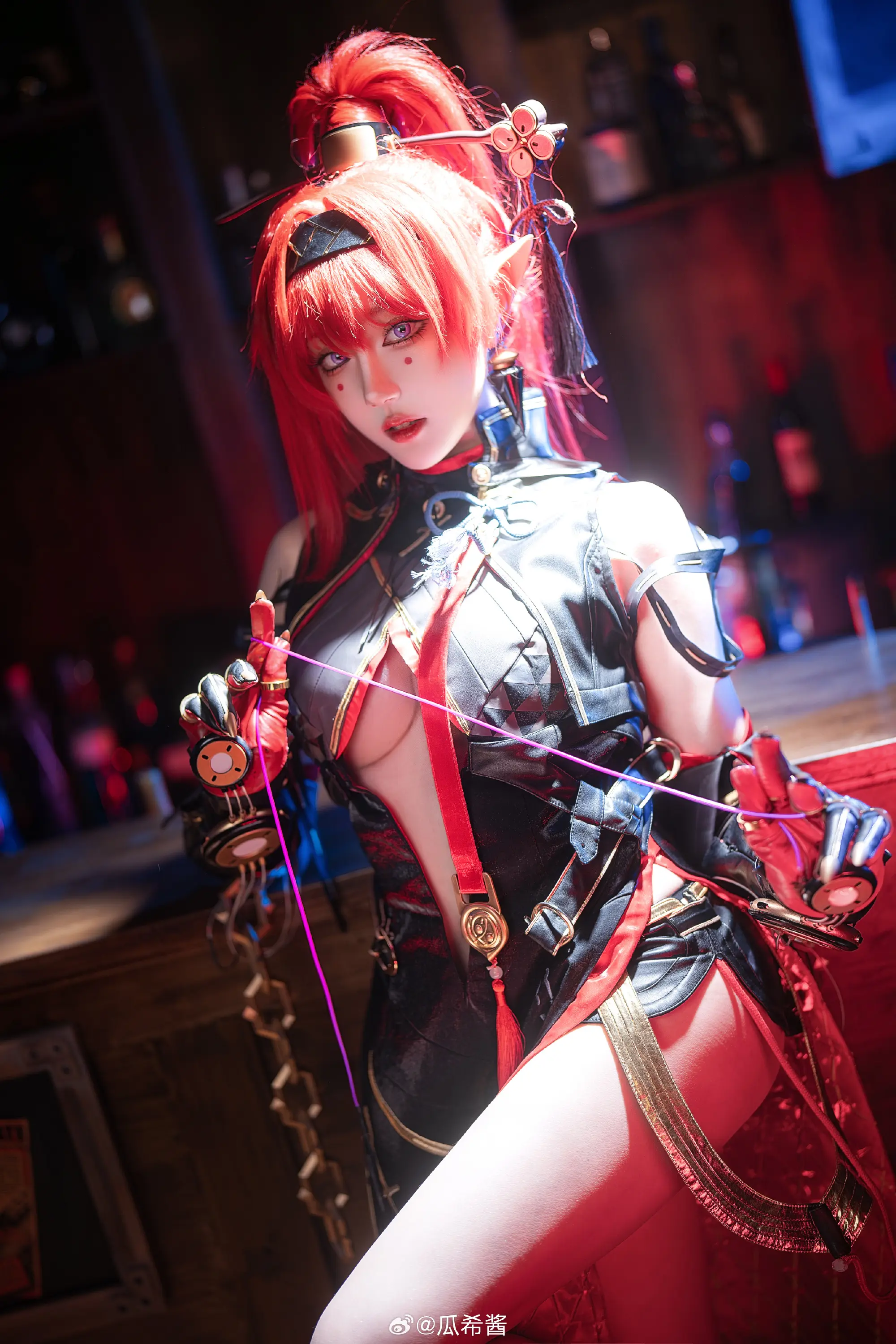 COSPLAY 为了对抗那些无处不在的罪恶…… 鸣潮 吟霖@瓜希酱 COSPLAY-第12张