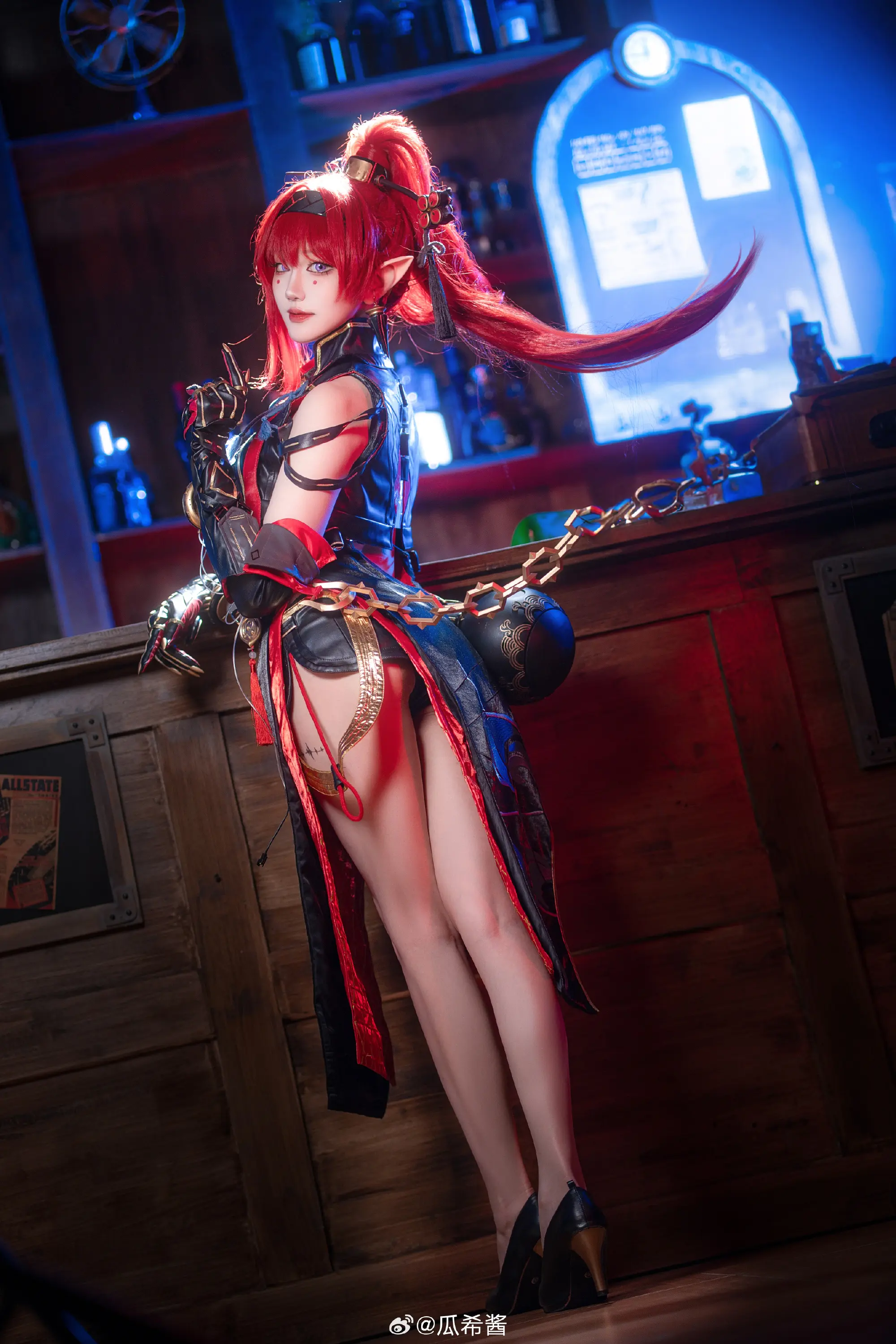 COSPLAY 为了对抗那些无处不在的罪恶…… 鸣潮 吟霖@瓜希酱 COSPLAY-第6张