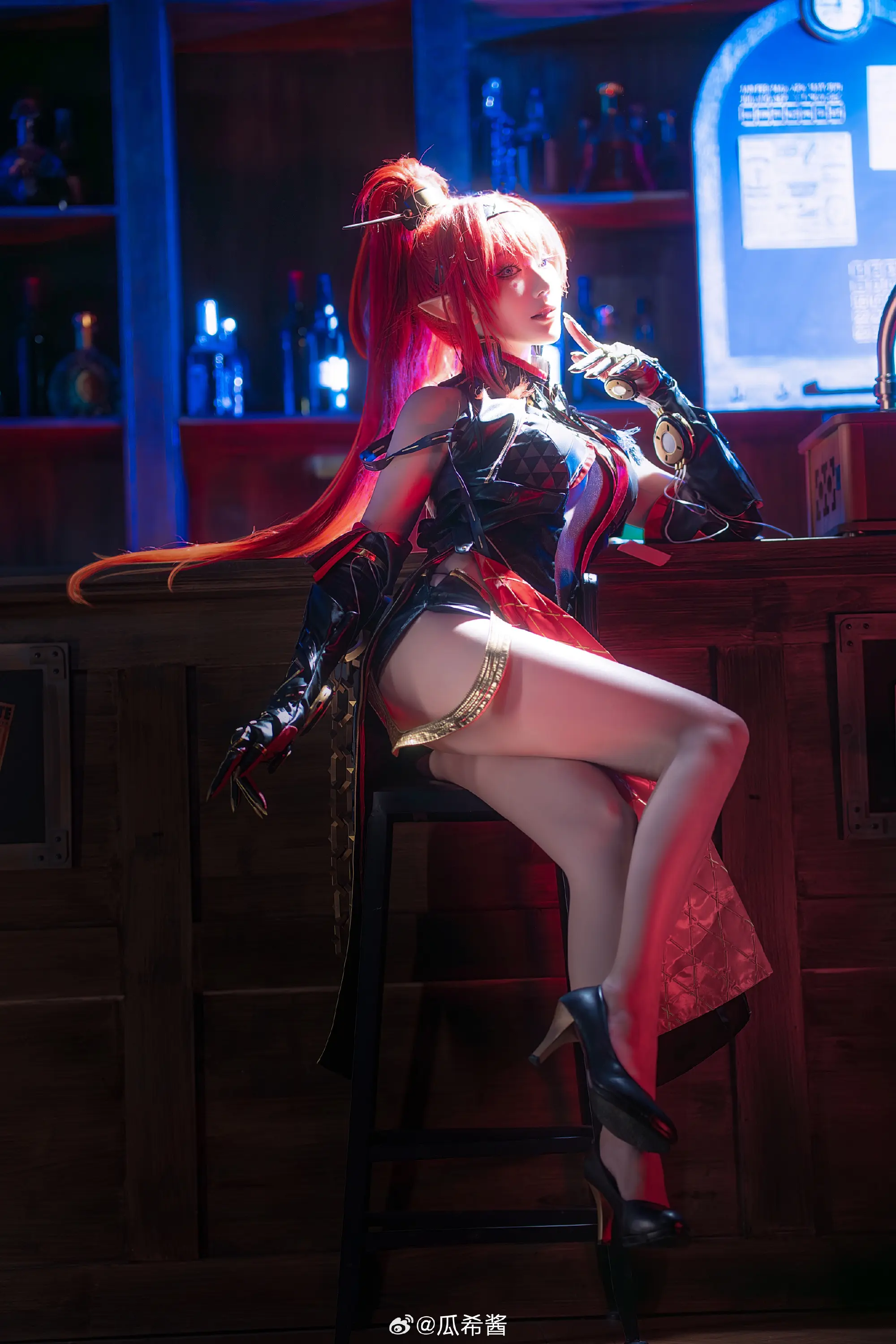 COSPLAY 为了对抗那些无处不在的罪恶…… 鸣潮 吟霖@瓜希酱 COSPLAY-第13张