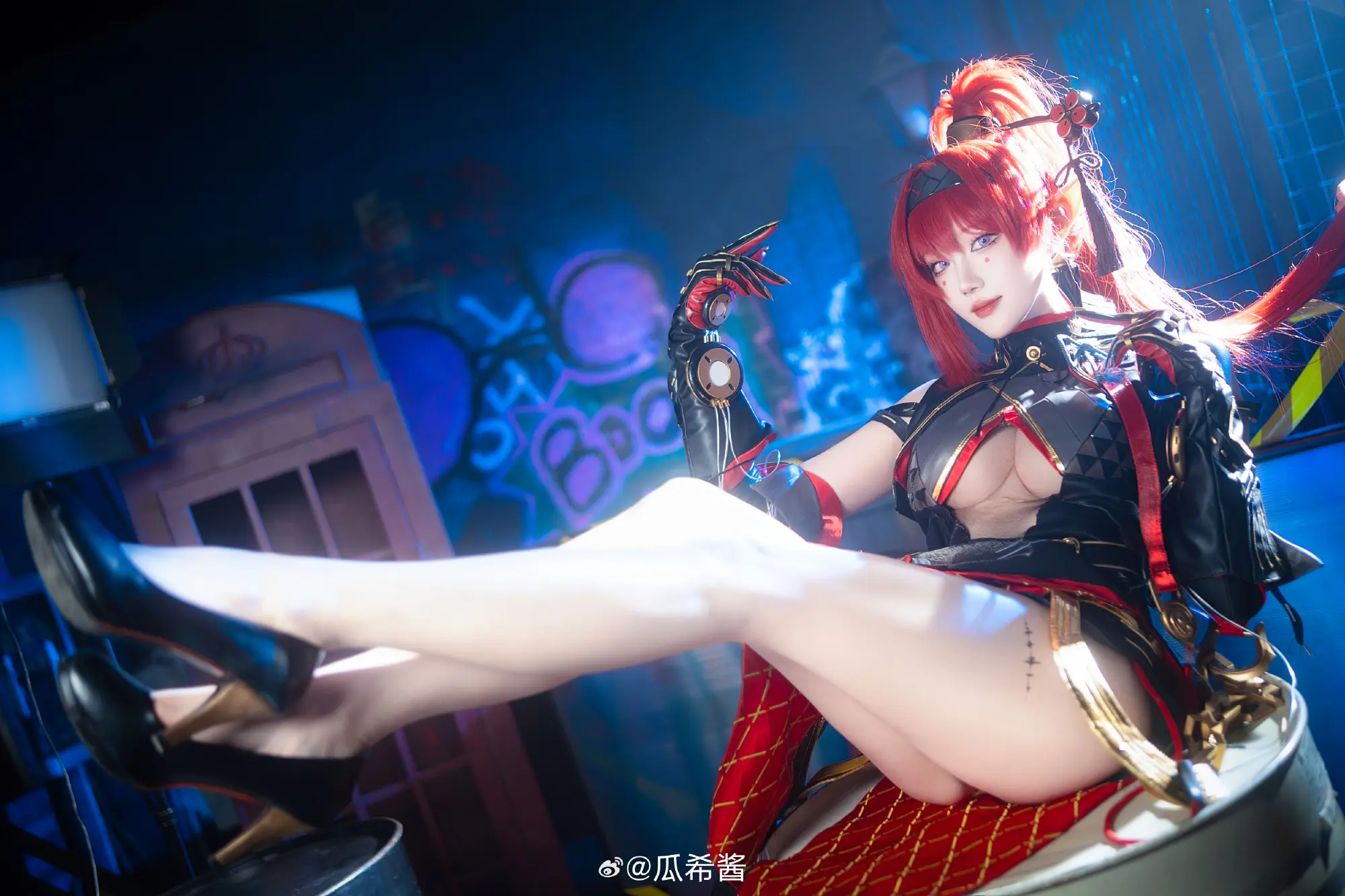 COSPLAY 为了对抗那些无处不在的罪恶…… 鸣潮 吟霖@瓜希酱 COSPLAY-第2张