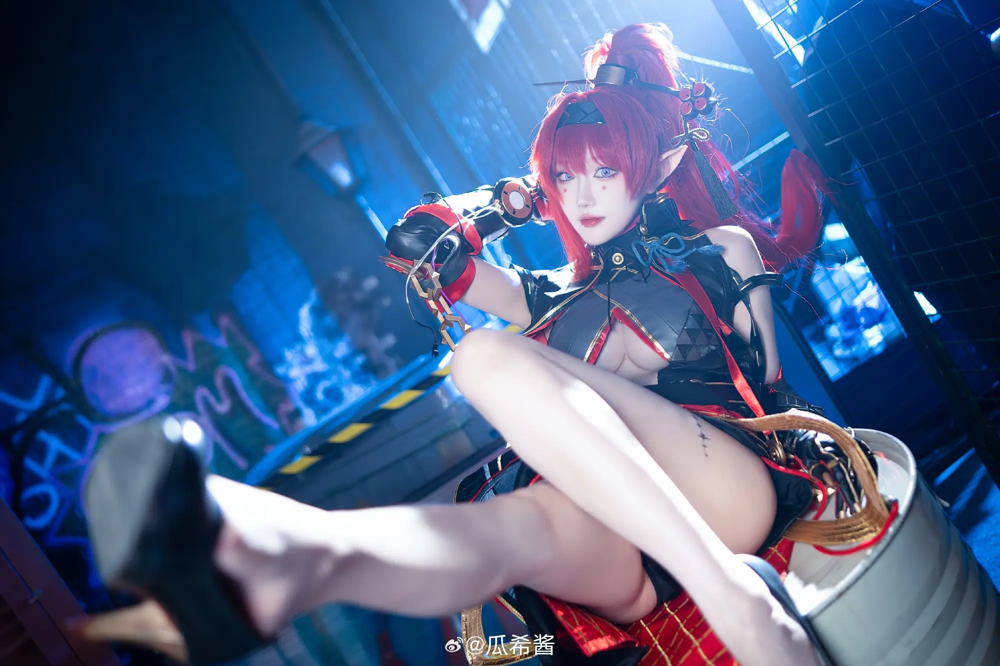 COSPLAY 为了对抗那些无处不在的罪恶…… 鸣潮 吟霖@瓜希酱 COSPLAY-第18张