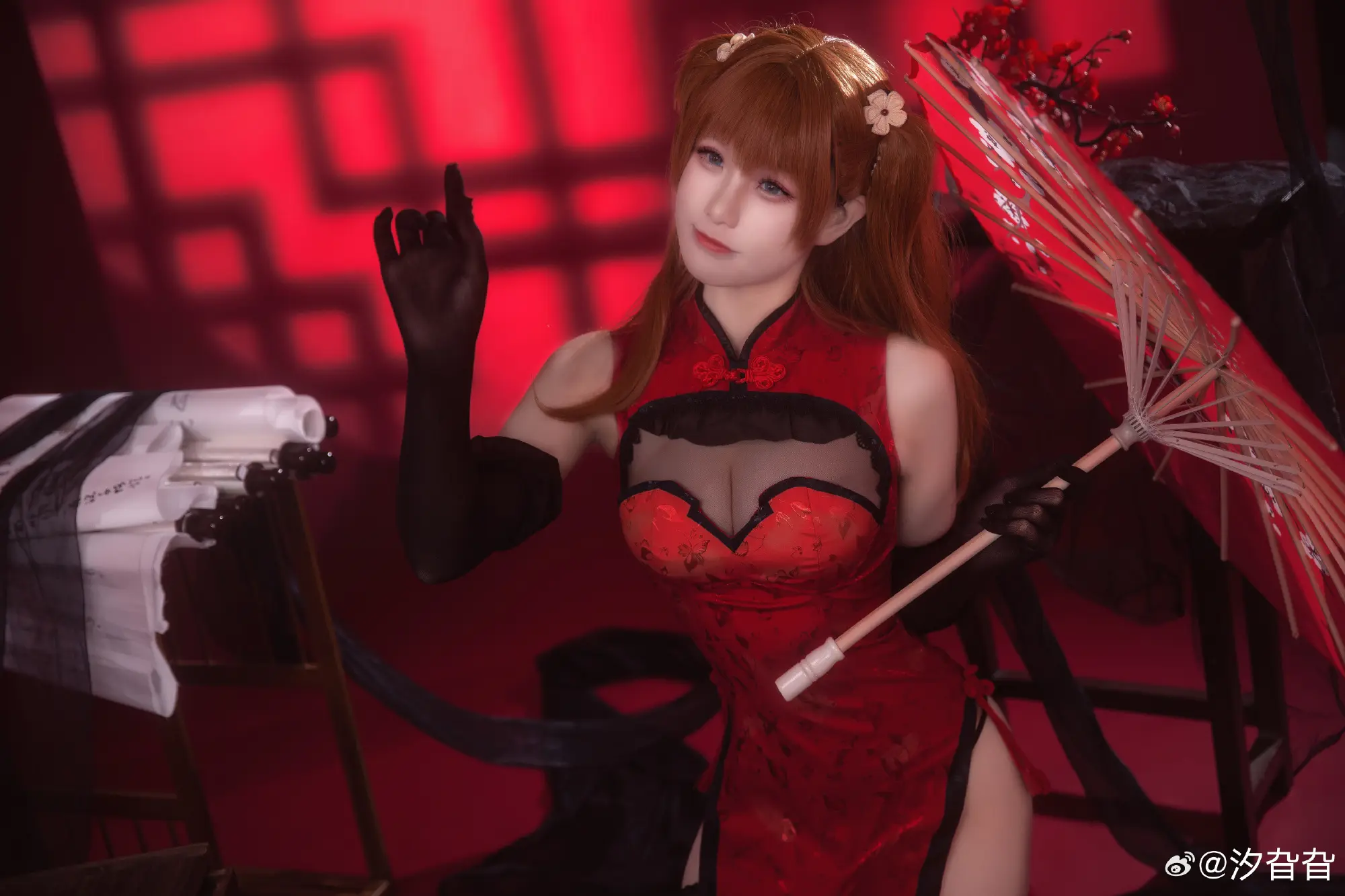 COSPLAY 新世纪福音战士 明日香  旗袍cos@汐旮旮 COSPLAY-第8张