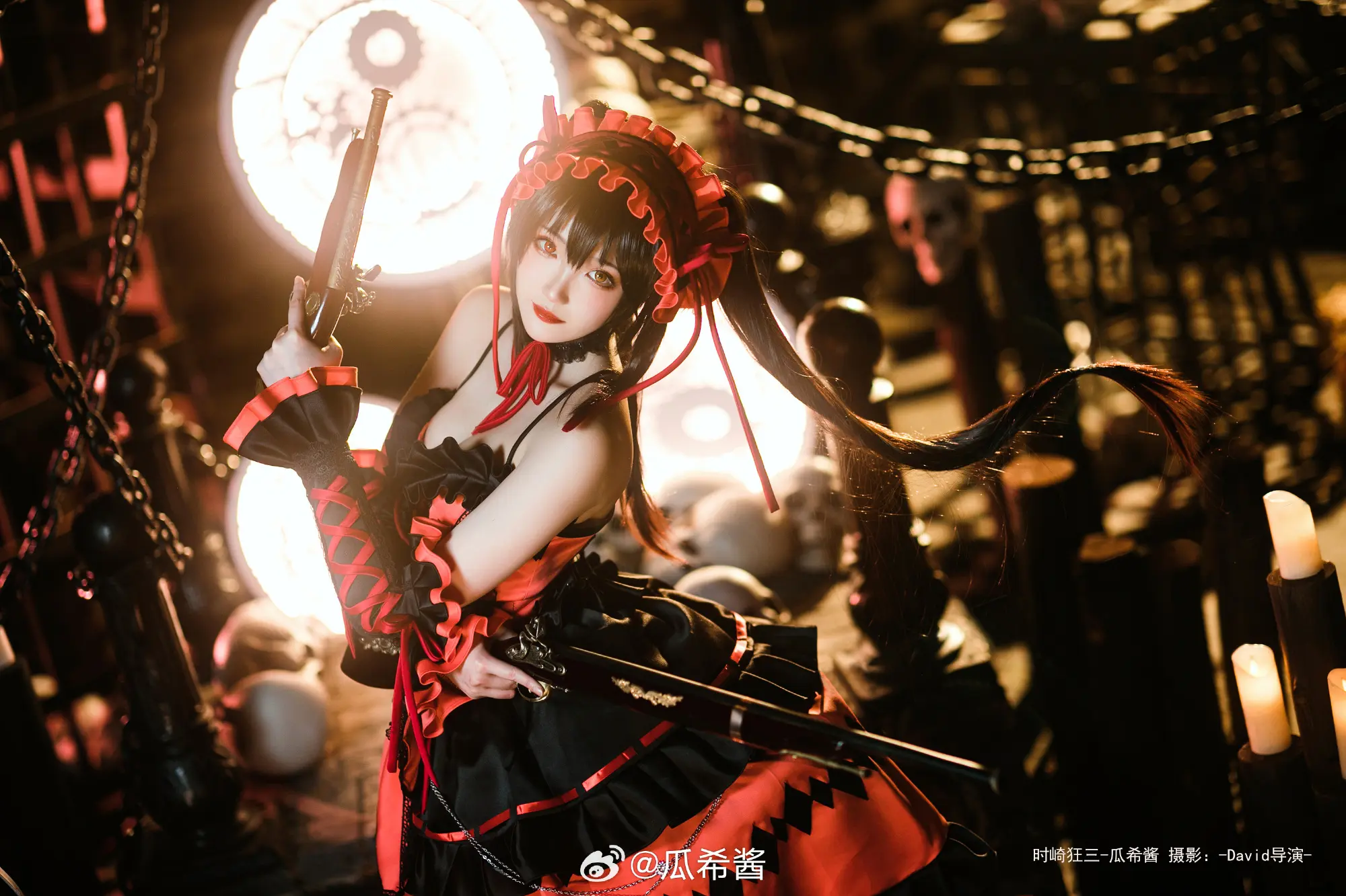 cosplay 约会大作战 -时崎狂三-@瓜希酱 COSPLAY-第2张
