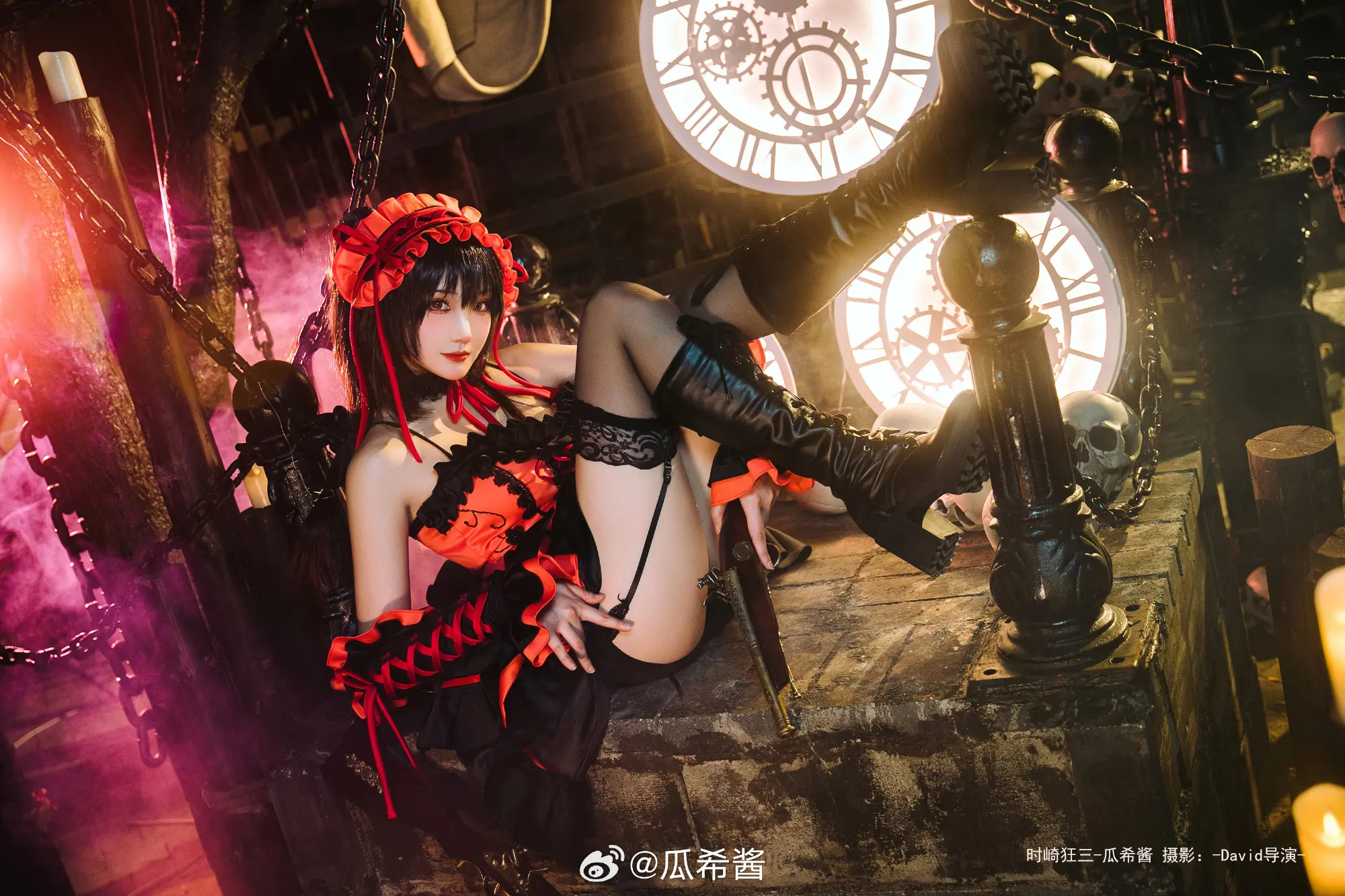 cosplay 约会大作战 -时崎狂三-@瓜希酱 COSPLAY-第4张