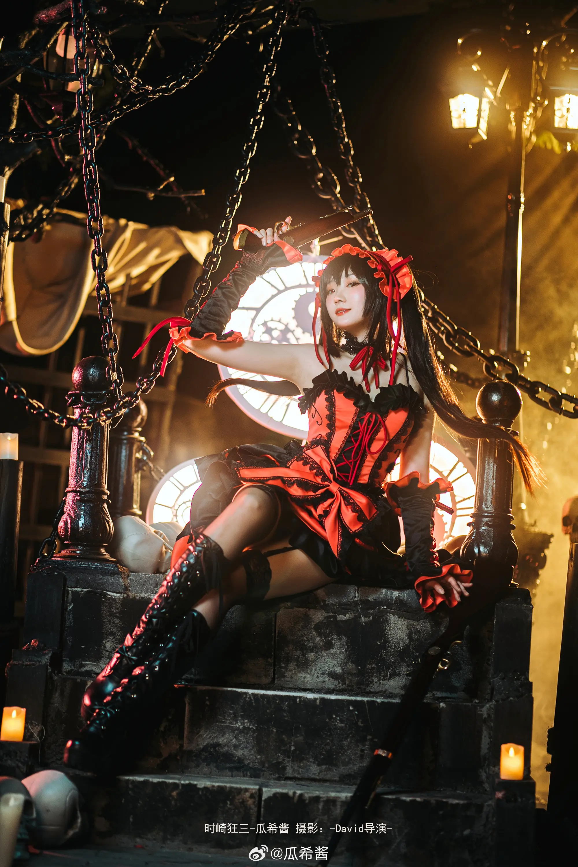 cosplay 约会大作战 -时崎狂三-@瓜希酱 COSPLAY-第5张