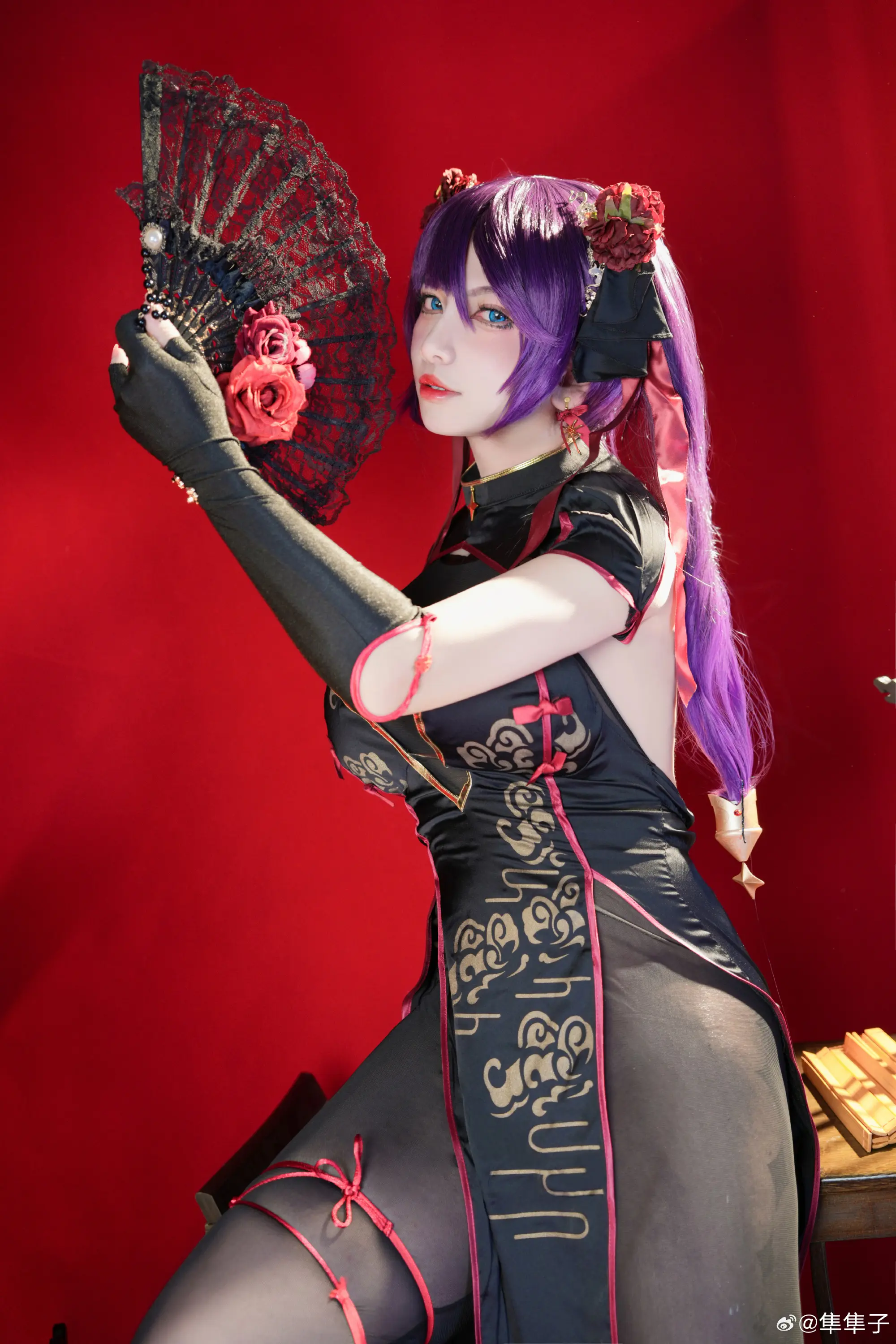 cosplay 原神 莫娜旗袍@隼隼子 COSPLAY-第2张