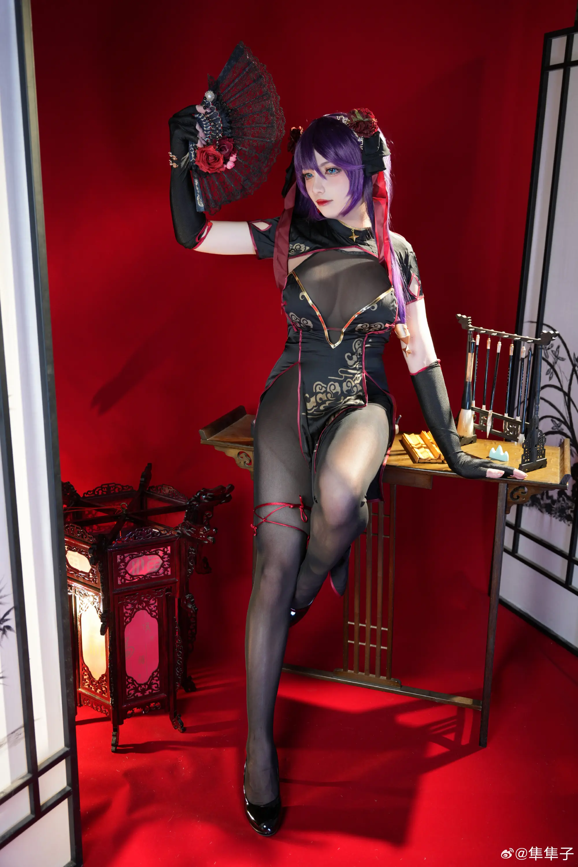 cosplay 原神 莫娜旗袍@隼隼子 COSPLAY-第5张