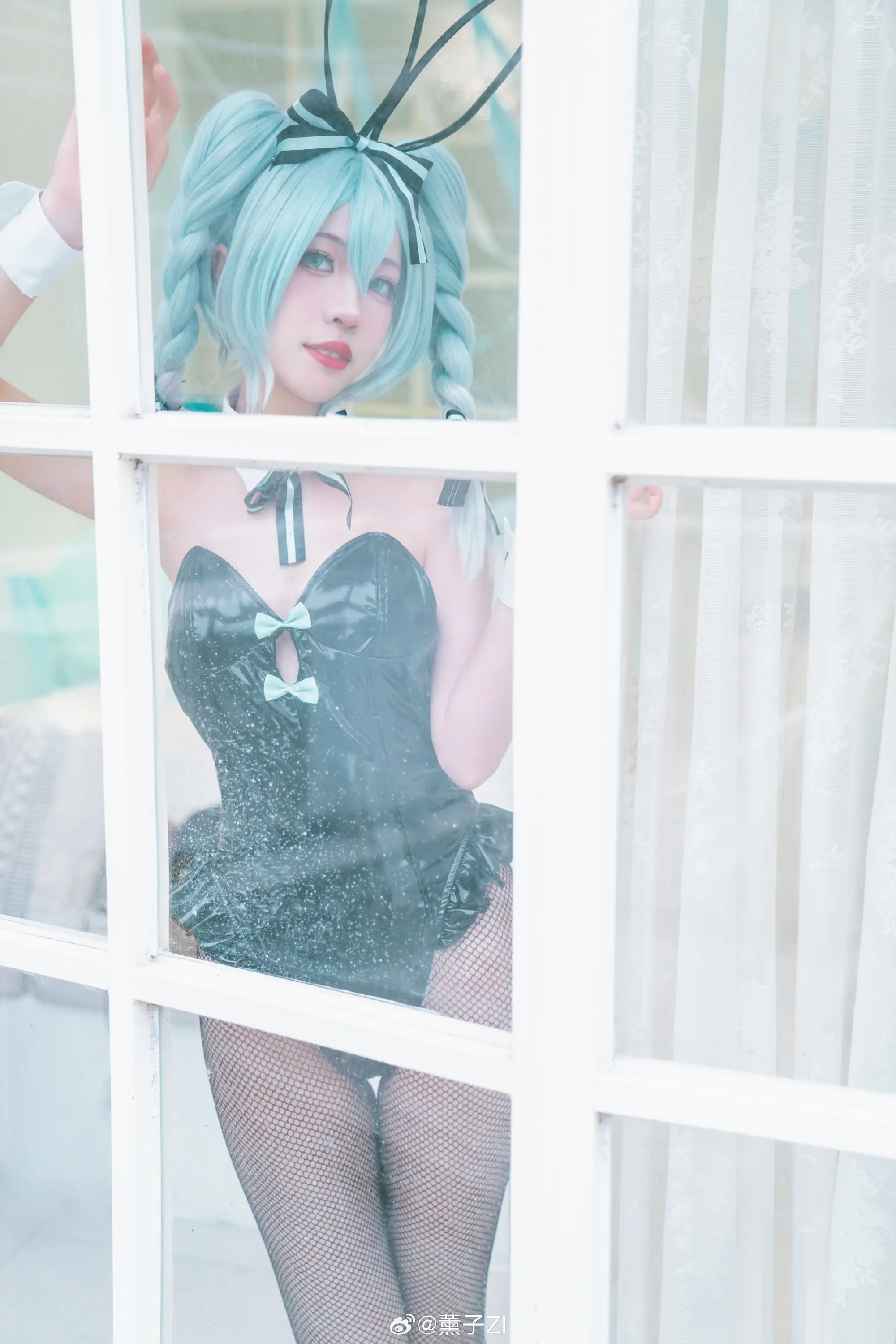 COSPLAY 今日份的兔兔能量吃啊请吃 初音ミク@薰子ZI COSPLAY-第14张