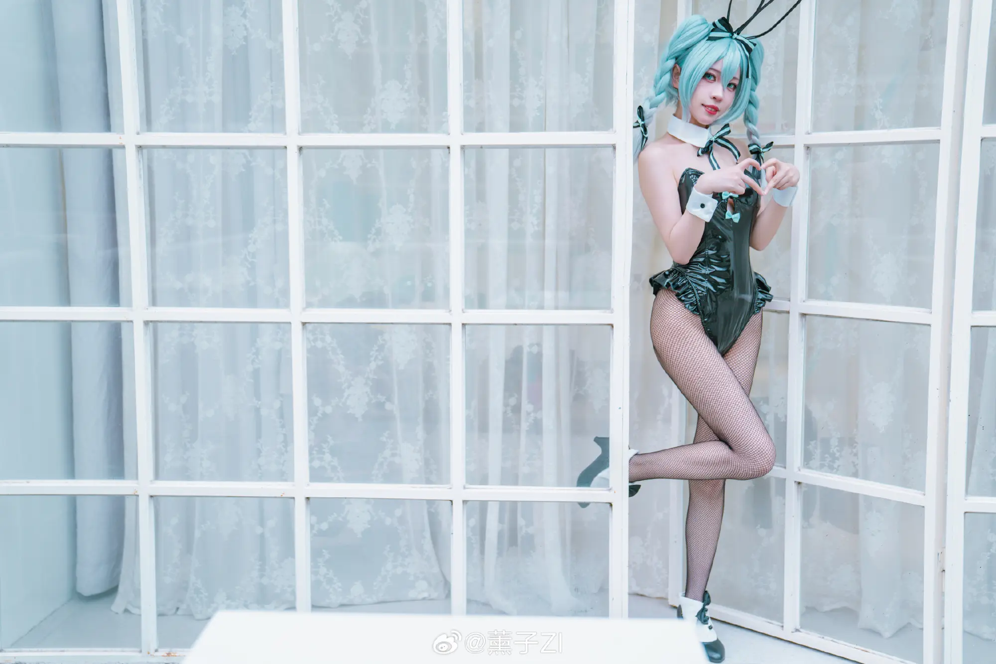 COSPLAY 今日份的兔兔能量吃啊请吃 初音ミク@薰子ZI COSPLAY-第15张