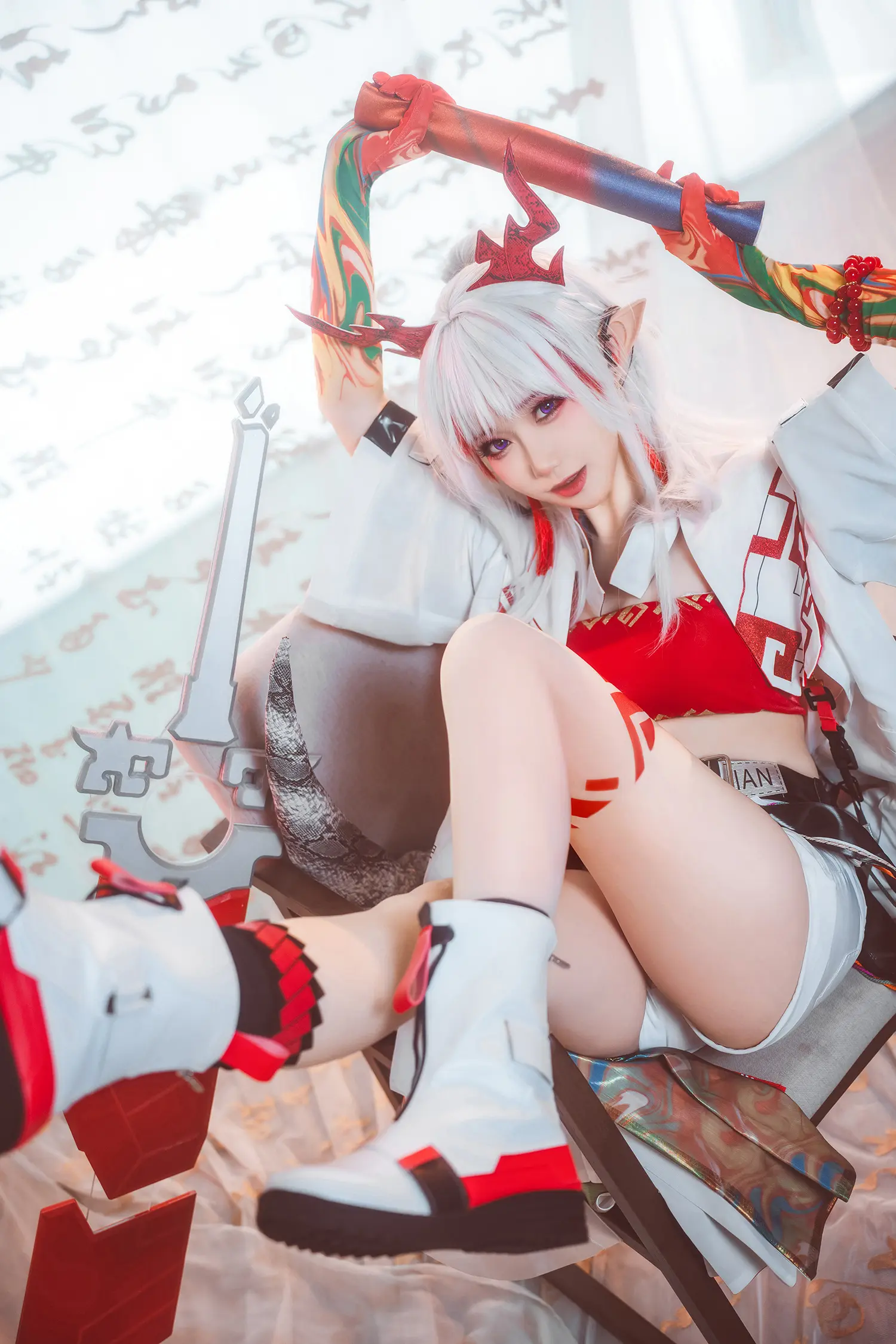 cosplay 博士，你吃了没？ 明日方舟 年@焖焖碳- COSPLAY-第4张