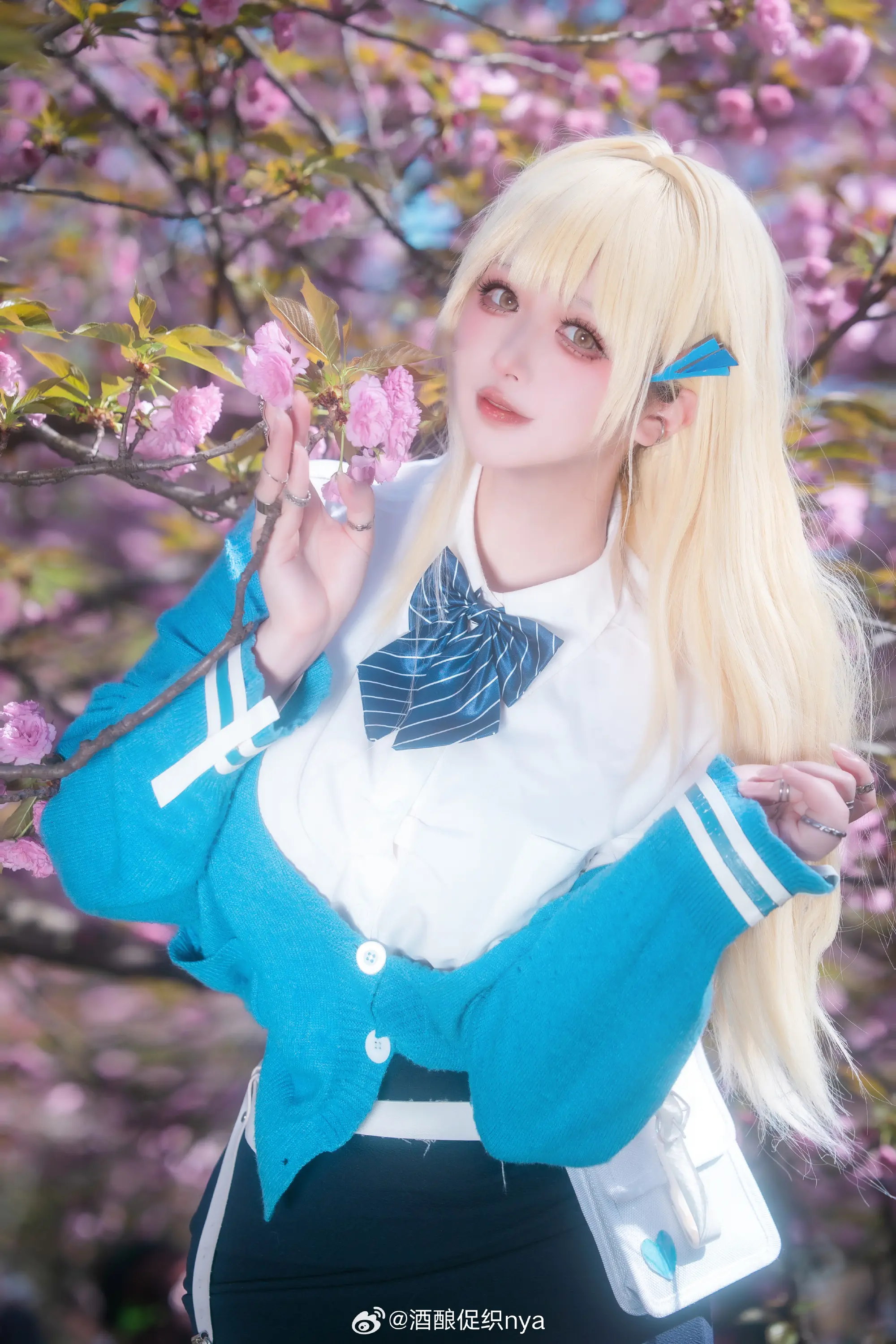 cosplay 和老师一起去赏花🌸 Nikke:胜利女神 蒂亚@酒酿促织nya COSPLAY-第8张