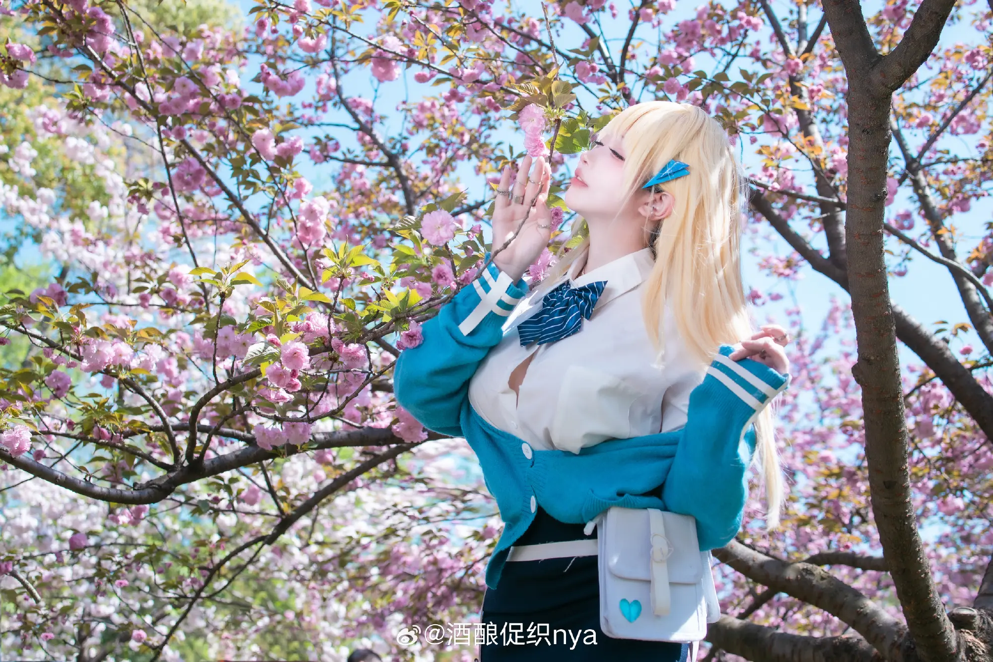 cosplay 和老师一起去赏花🌸 Nikke:胜利女神 蒂亚@酒酿促织nya COSPLAY-第6张