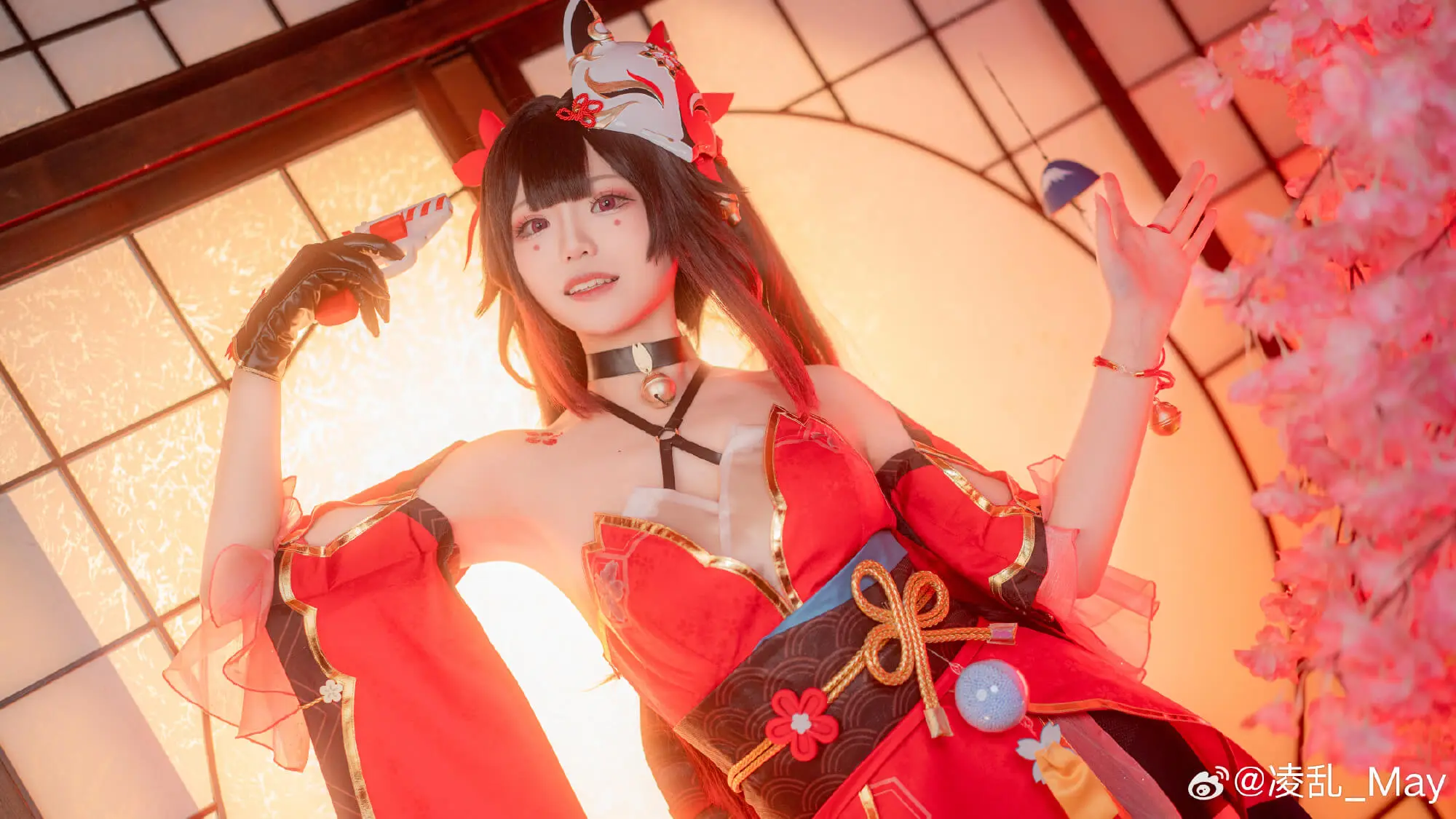 COSPLAY 不要发愣嘛~亲爱的，你要找的花火在~这~里~哦~ 崩坏：星穹铁道 花火@凌乱_May COSPLAY-第4张