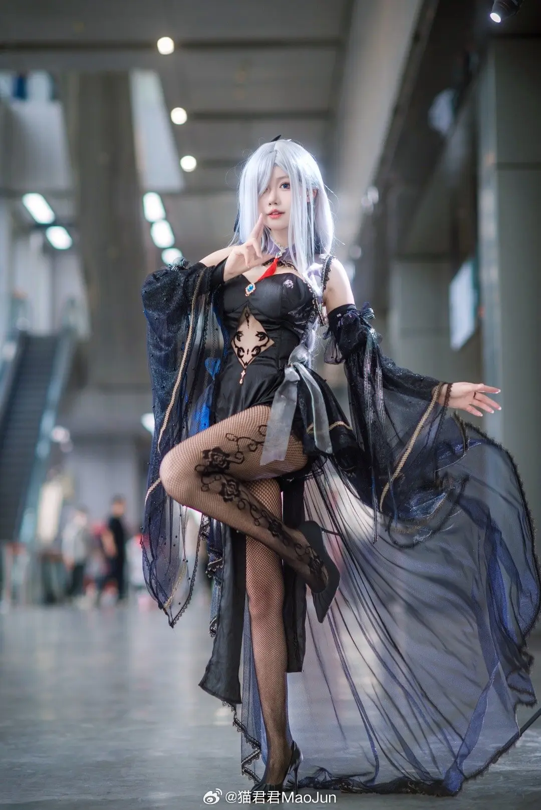 COSPLAY 你才是真正能锁住我的红绳 原神 申鹤花嫁@猫君君MaoJun COSPLAY-第2张