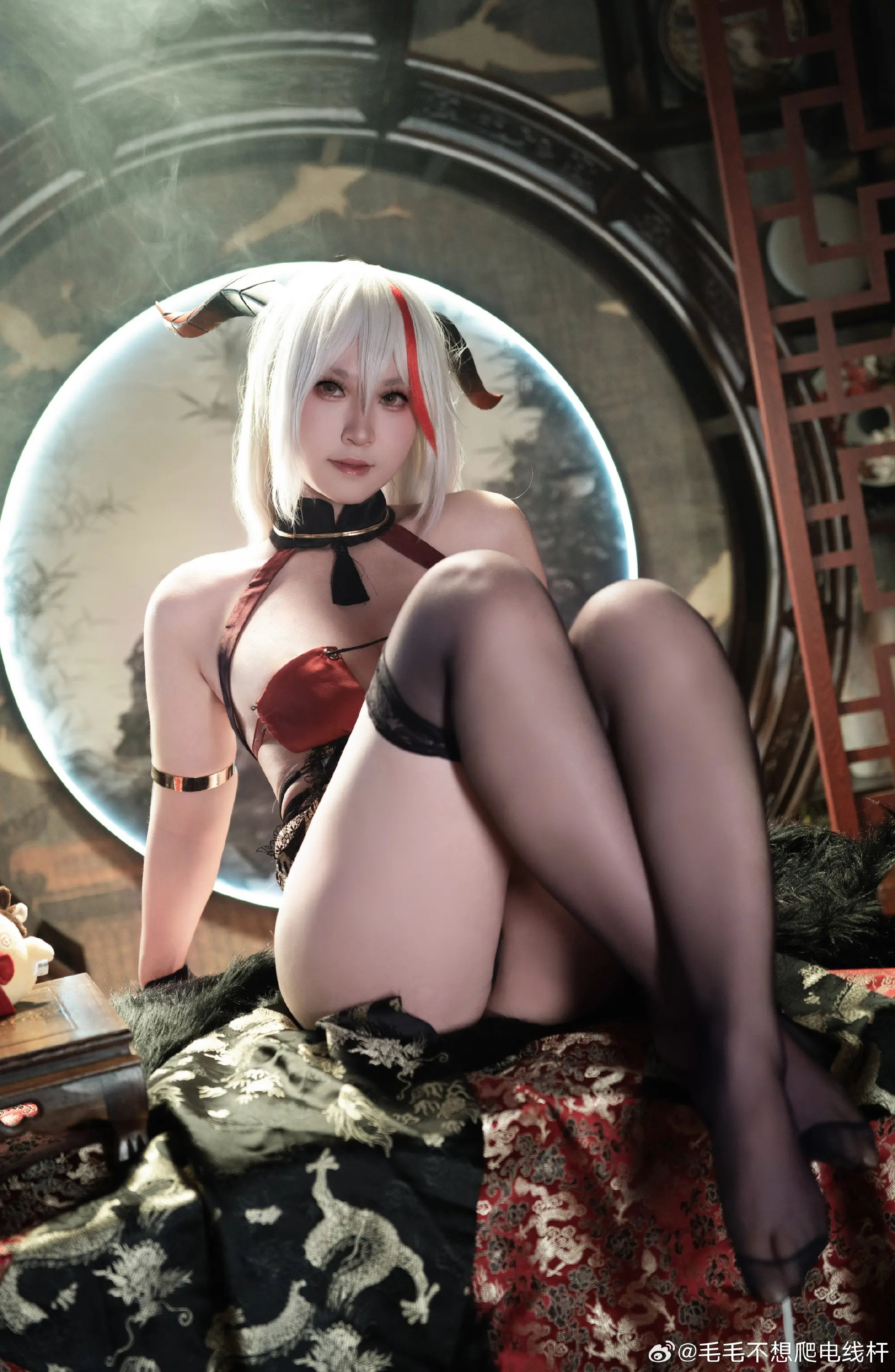 cosplay 拖更了好久！恢复更新系列 碧蓝航线 埃吉尔cos@毛毛不想爬电线杆-公众号小姨ai