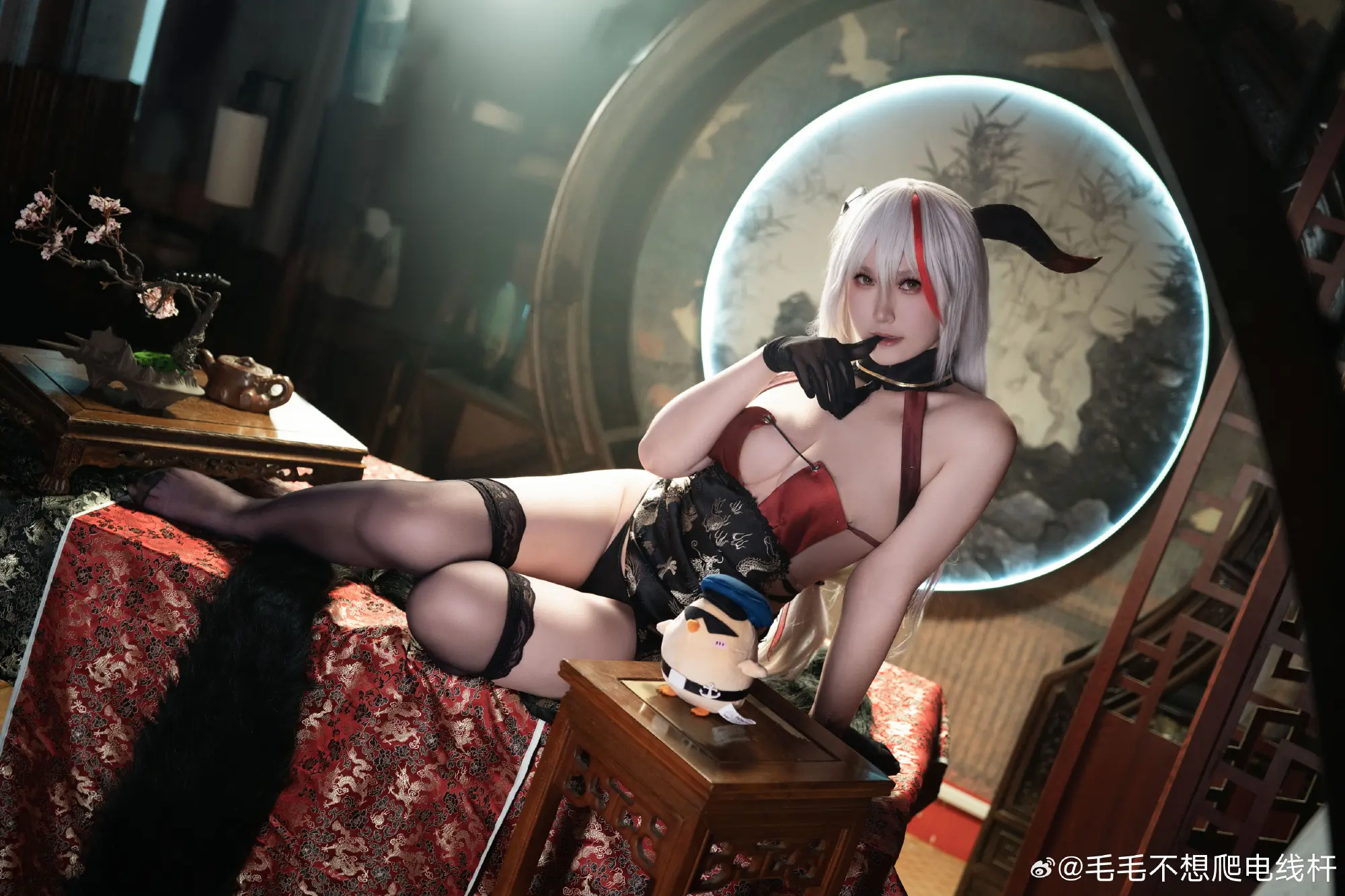cosplay 拖更了好久！恢复更新系列 碧蓝航线 埃吉尔cos@毛毛不想爬电线杆 COSPLAY-第4张