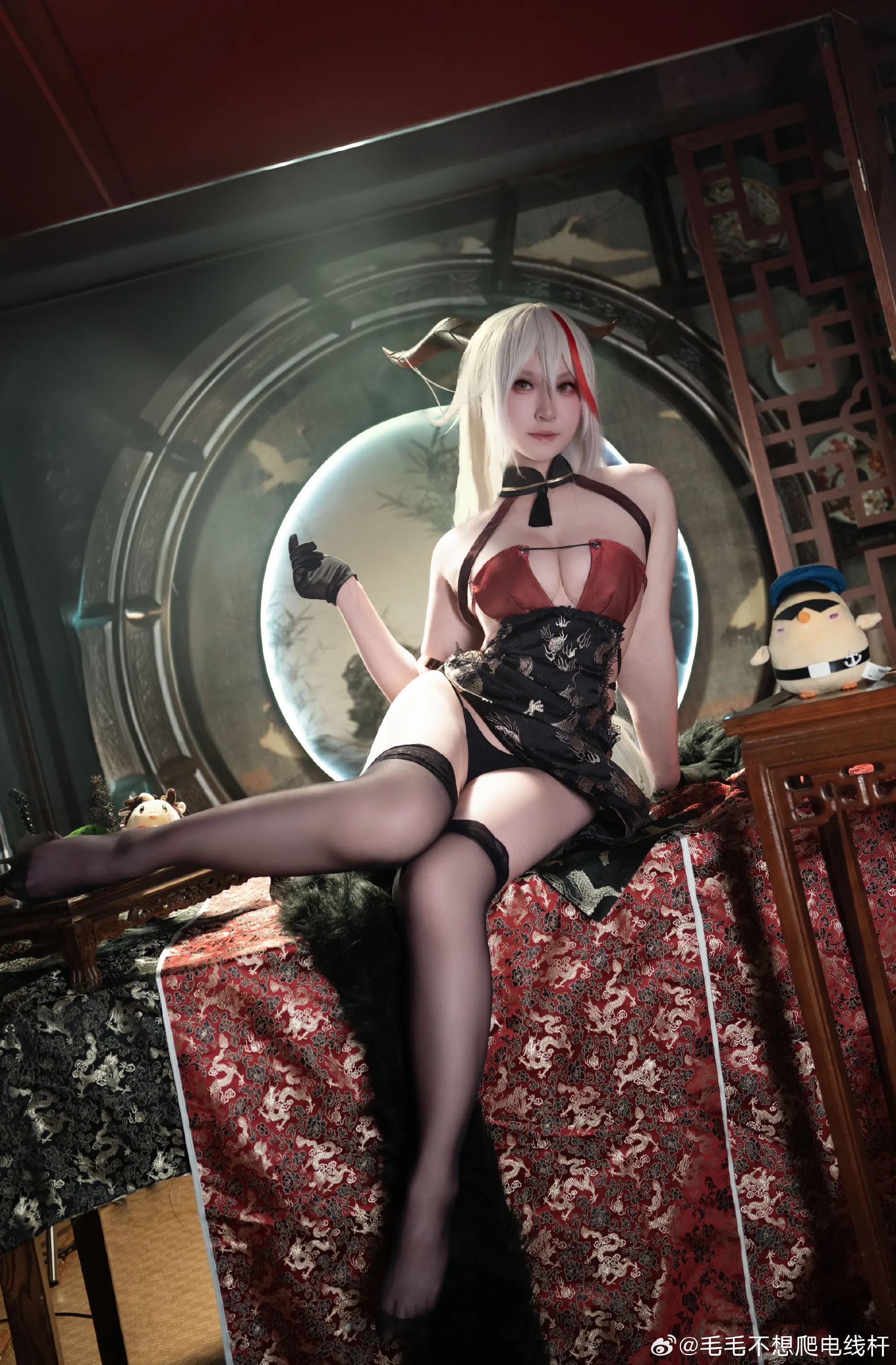 cosplay 拖更了好久！恢复更新系列 碧蓝航线 埃吉尔cos@毛毛不想爬电线杆 COSPLAY-第5张