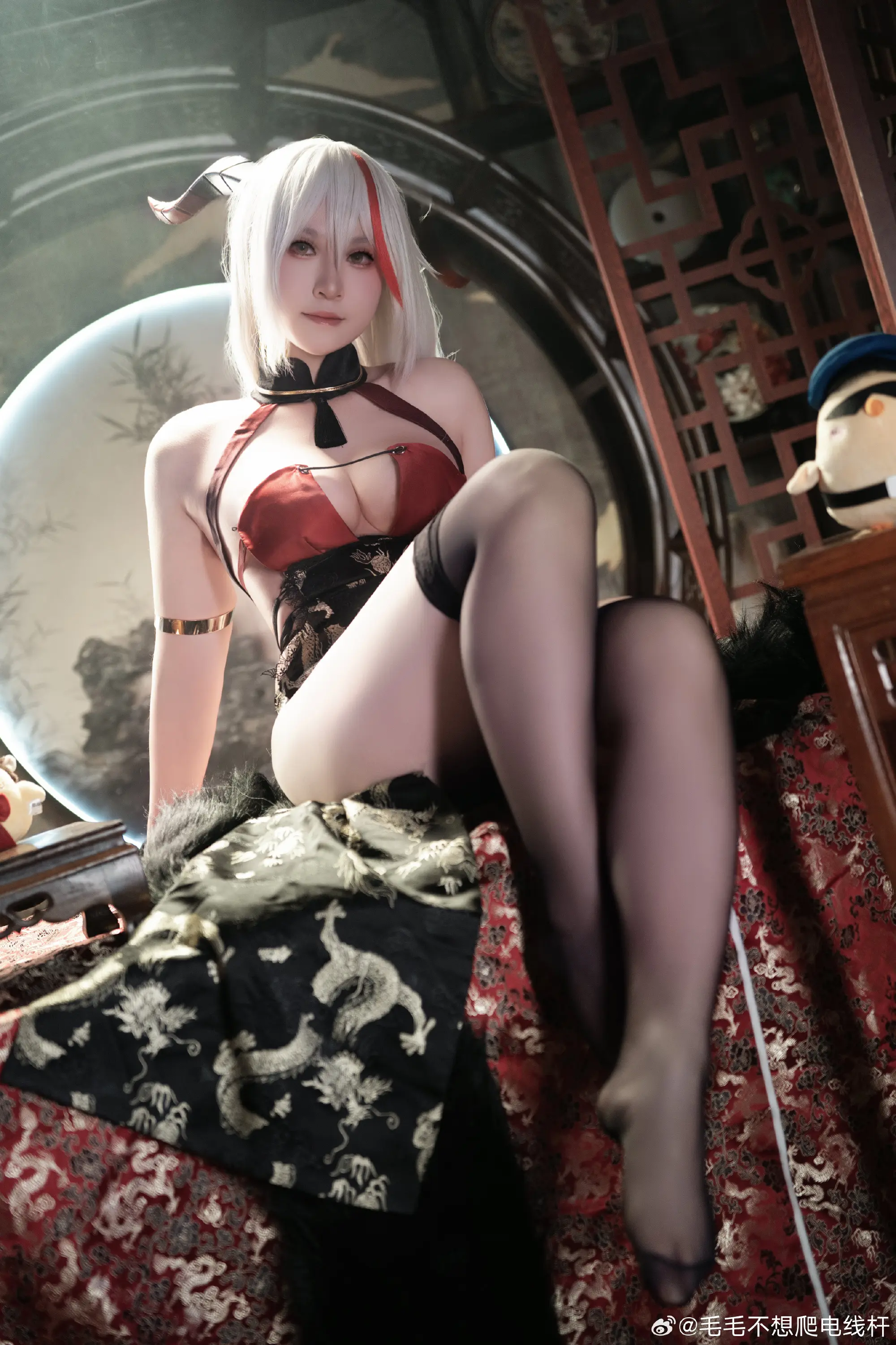 cosplay 拖更了好久！恢复更新系列 碧蓝航线 埃吉尔cos@毛毛不想爬电线杆 COSPLAY-第6张