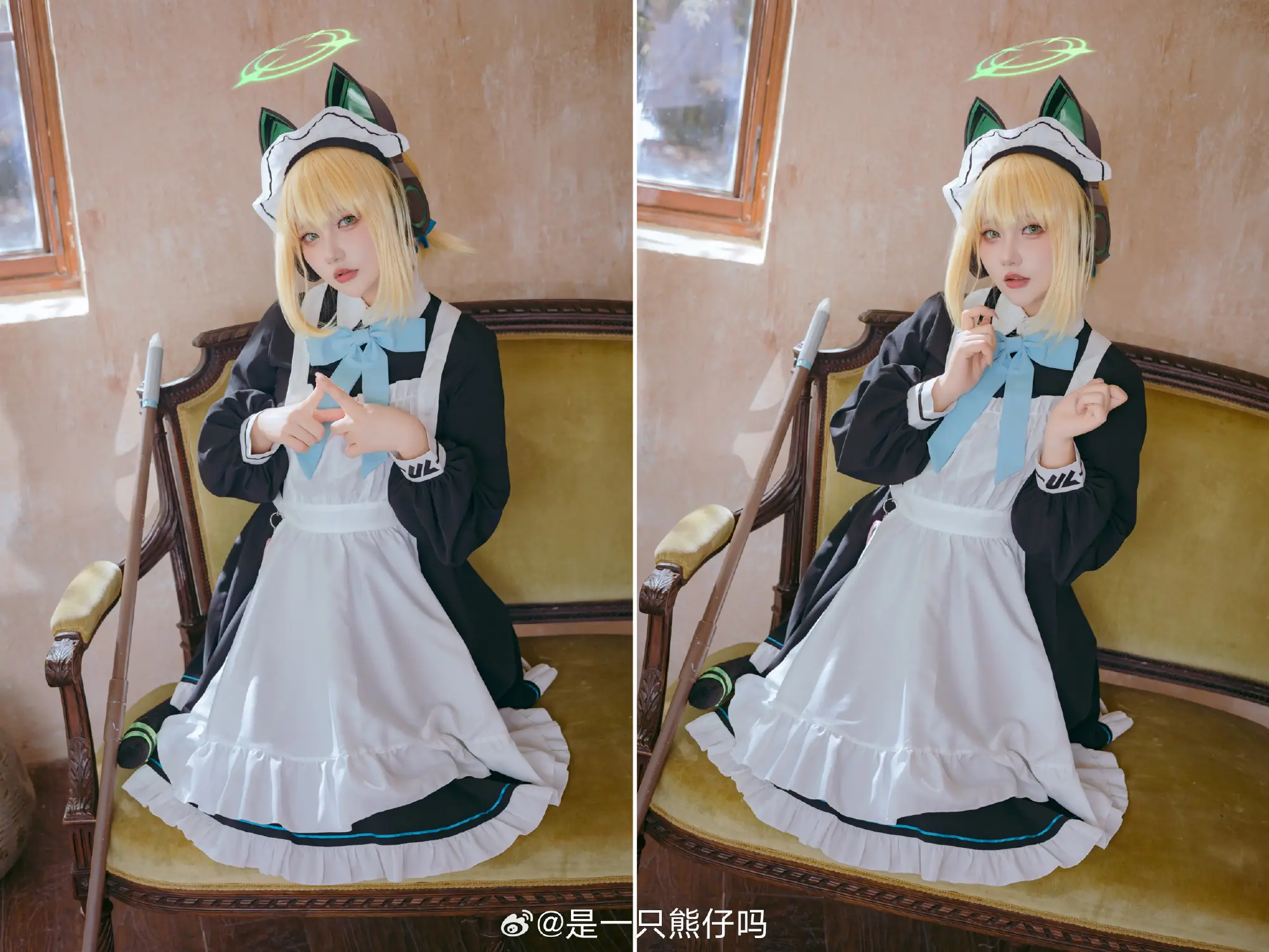 cosplay 蔚蓝档案 才羽绿@是一只熊仔吗 COSPLAY-第5张