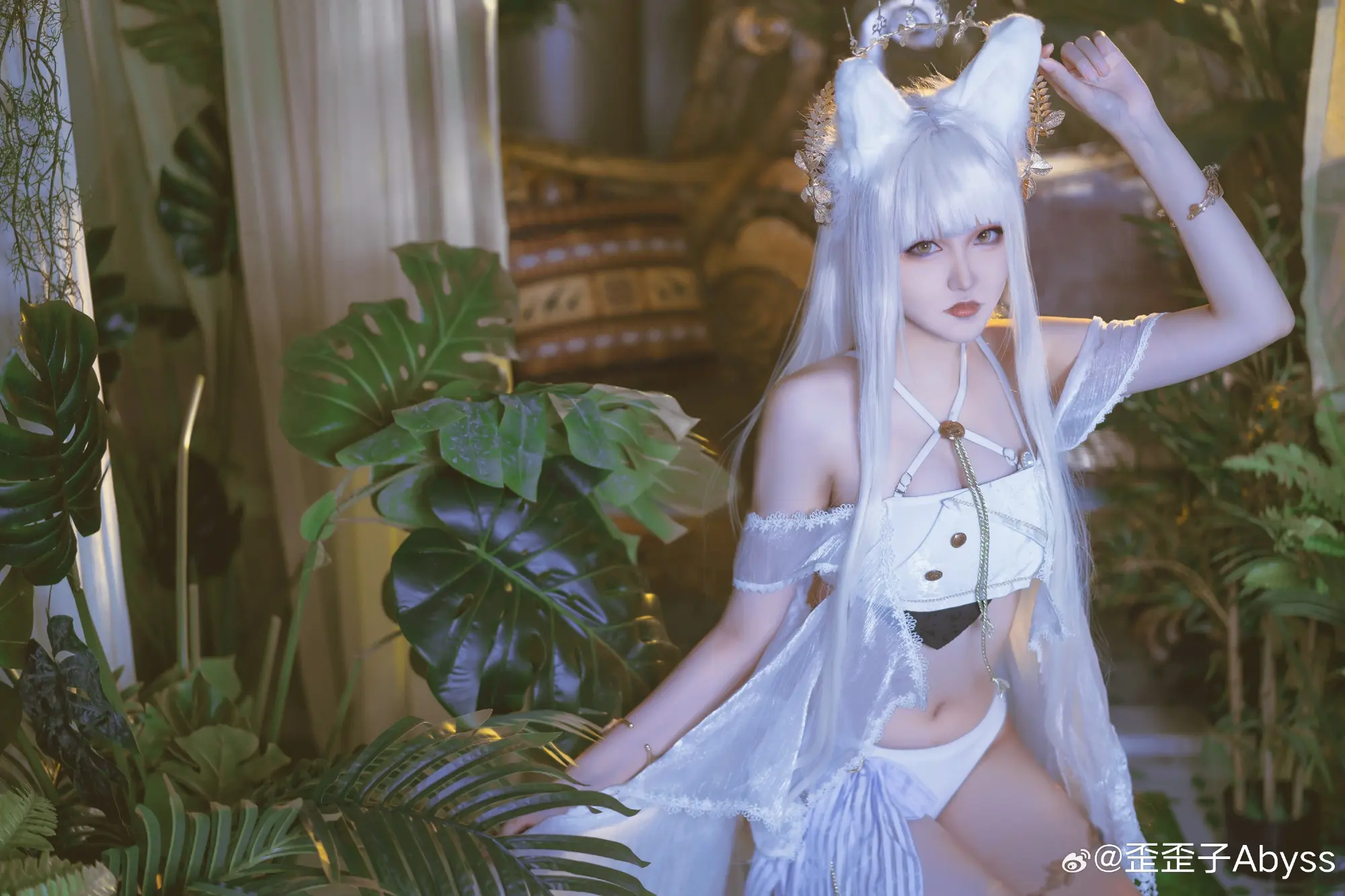 COSPLAY 前年的图终于吐出来了  明日方舟 白金@歪歪子Abyss COSPLAY-第4张