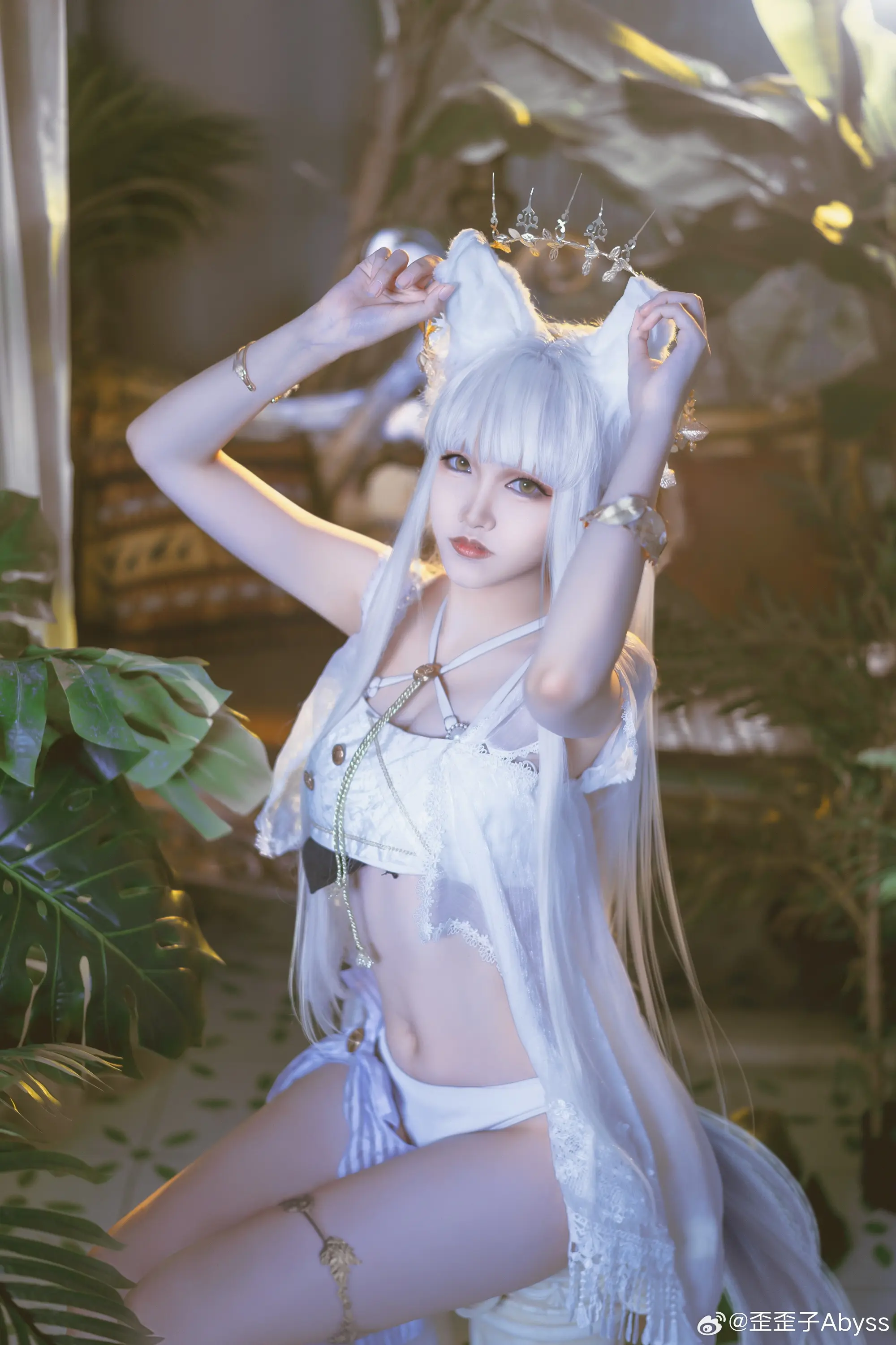 COSPLAY 前年的图终于吐出来了  明日方舟 白金@歪歪子Abyss COSPLAY-第5张