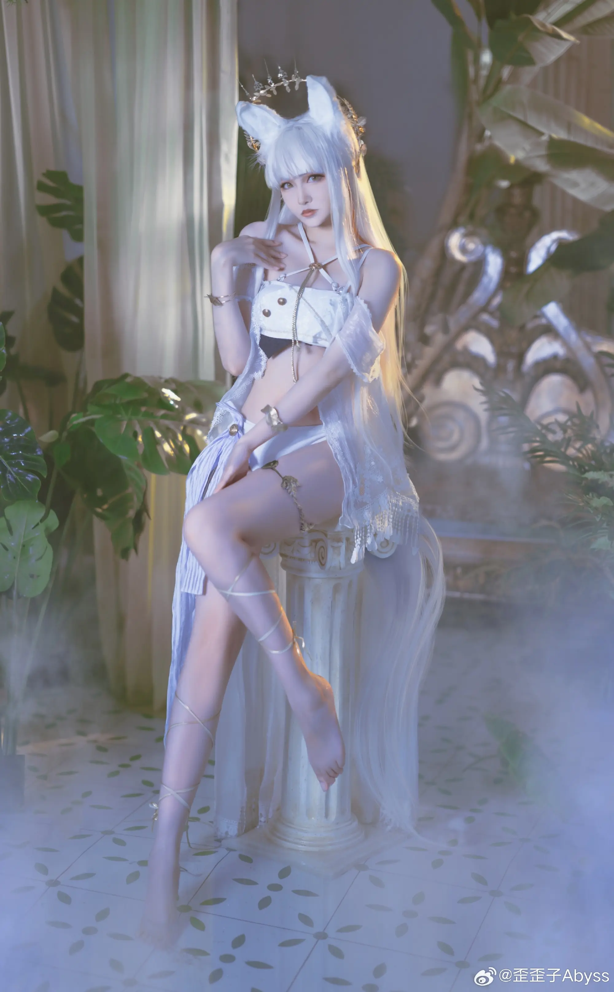 COSPLAY 前年的图终于吐出来了  明日方舟 白金@歪歪子Abyss COSPLAY-第6张