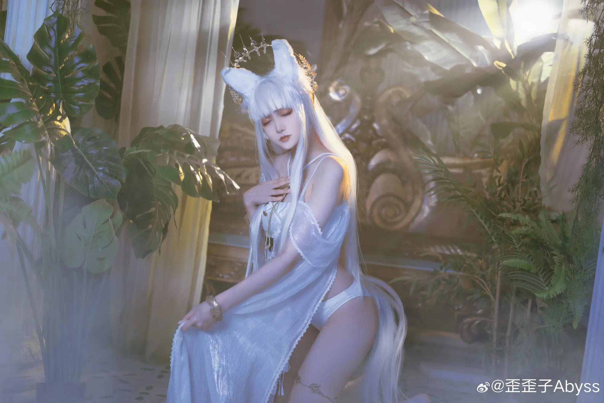 COSPLAY 前年的图终于吐出来了  明日方舟 白金@歪歪子Abyss COSPLAY-第9张