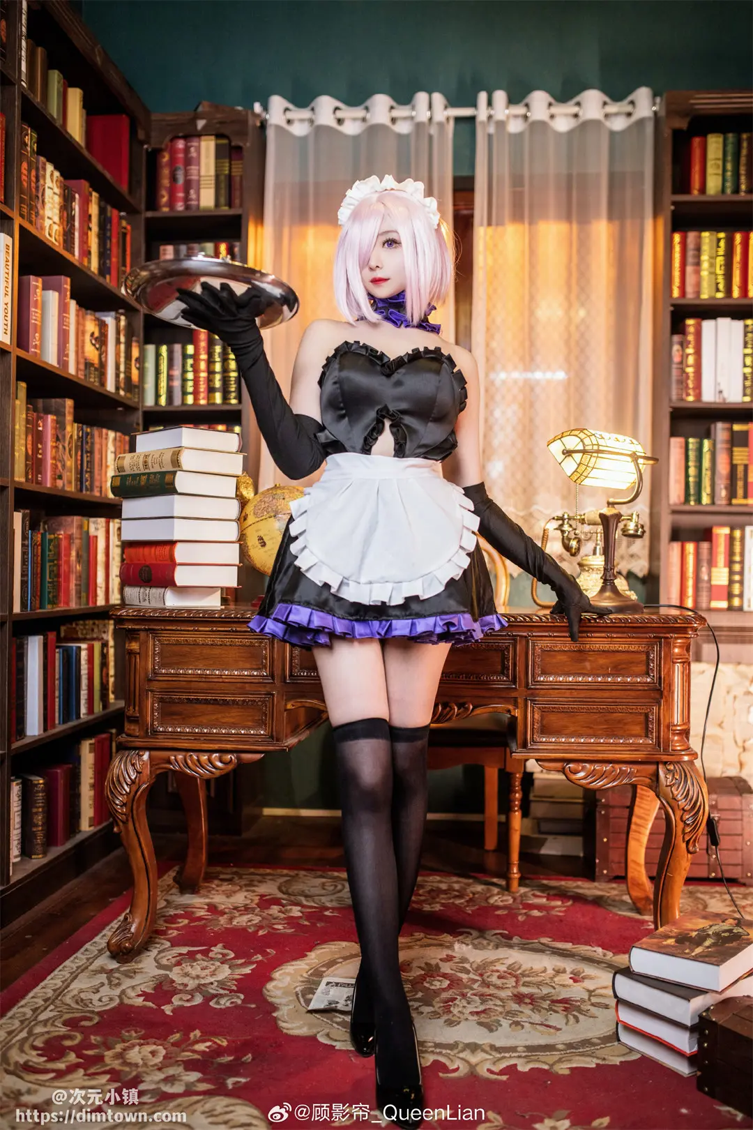 COSPLAY Fate/GrandOrder 玛修（同人女仆）@顾影帘_QueenLian COSPLAY-第14张