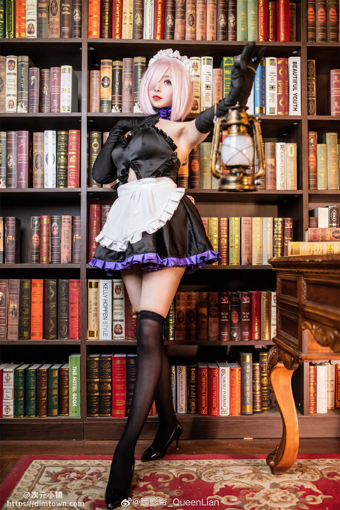 COSPLAY Fate/GrandOrder 玛修（同人女仆）@顾影帘_QueenLian COSPLAY-第17张