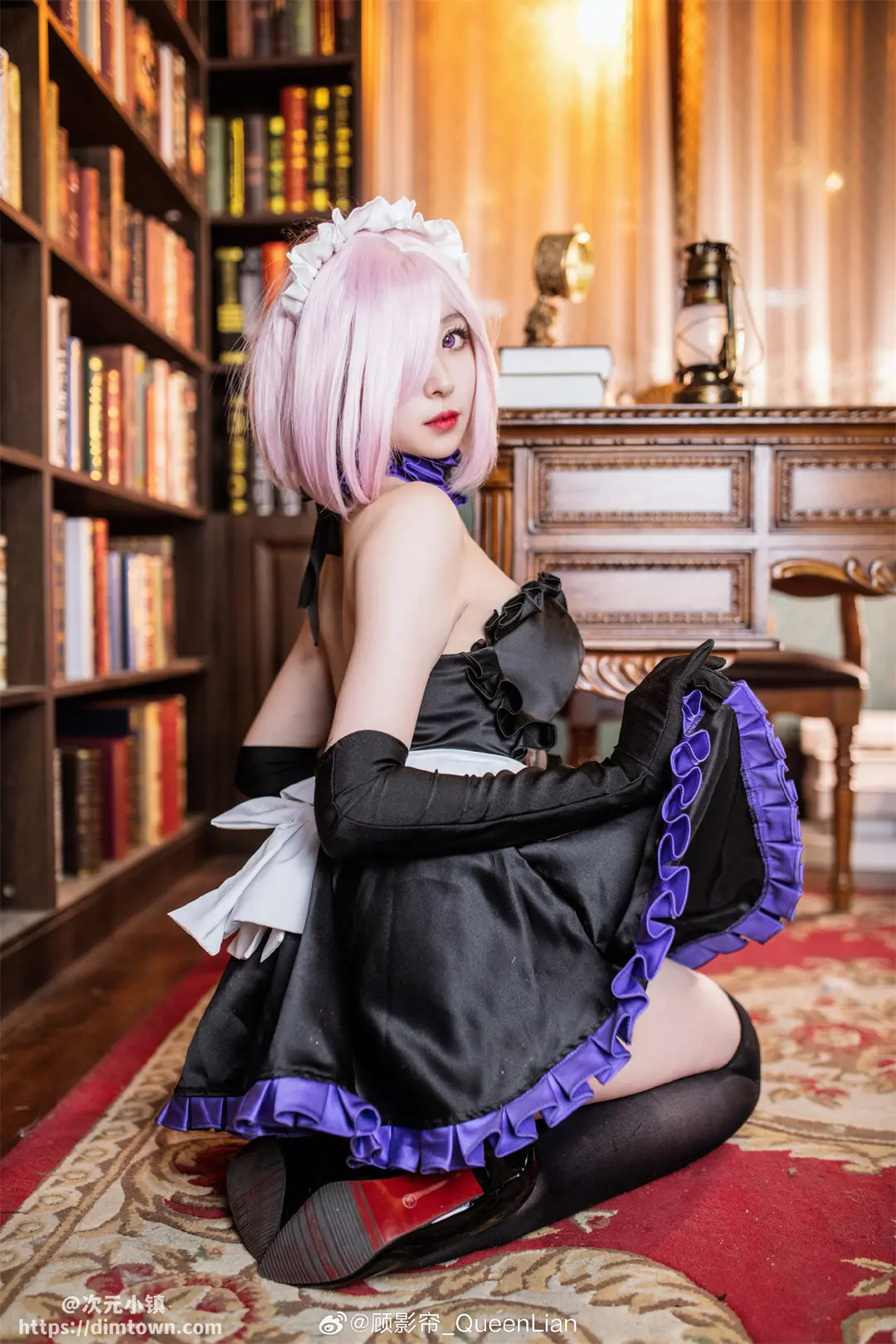 COSPLAY Fate/GrandOrder 玛修（同人女仆）@顾影帘_QueenLian COSPLAY-第13张