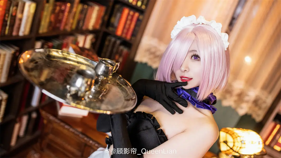 COSPLAY Fate/GrandOrder 玛修（同人女仆）@顾影帘_QueenLian COSPLAY-第4张