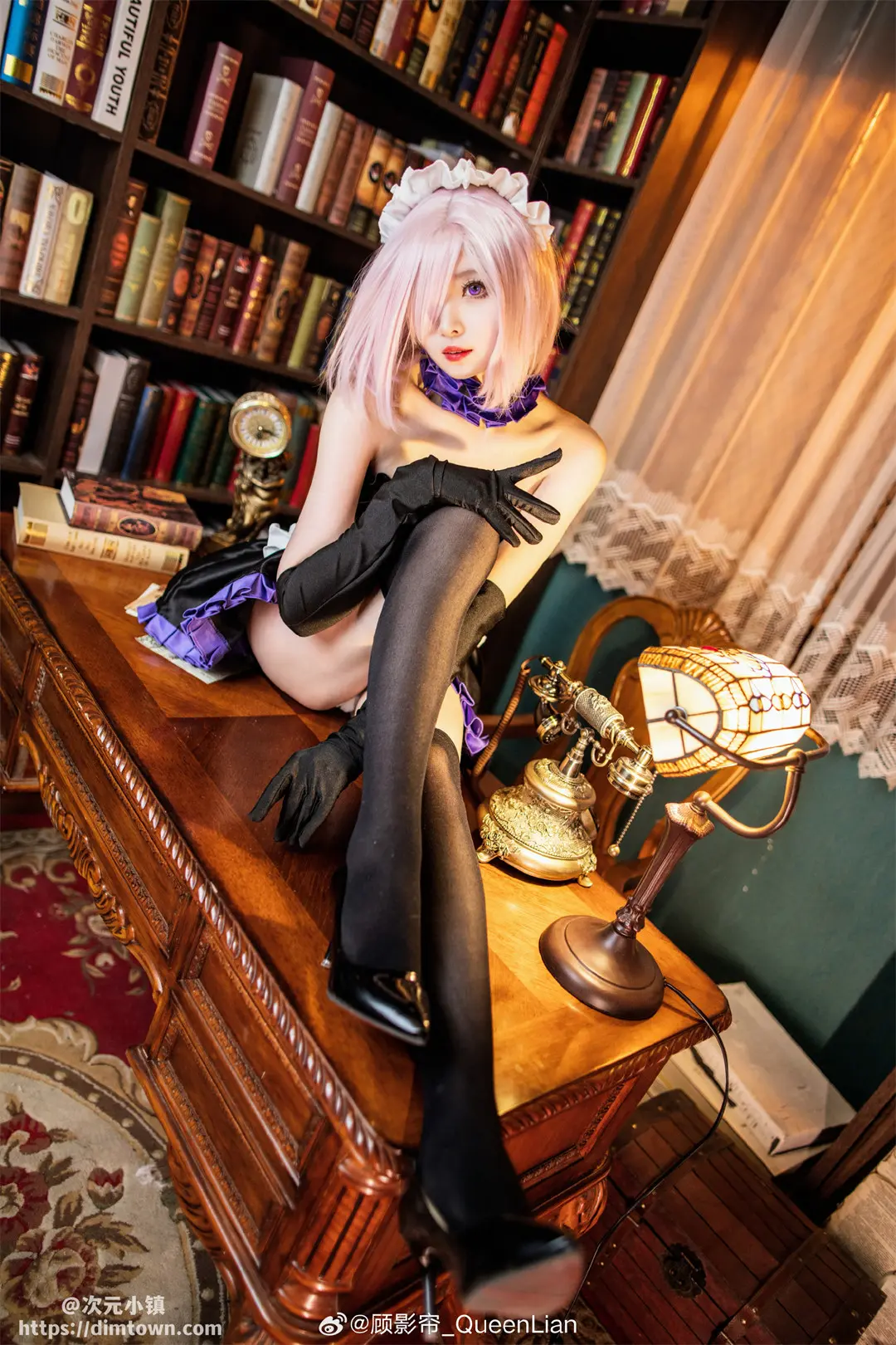 COSPLAY Fate/GrandOrder 玛修（同人女仆）@顾影帘_QueenLian COSPLAY-第15张
