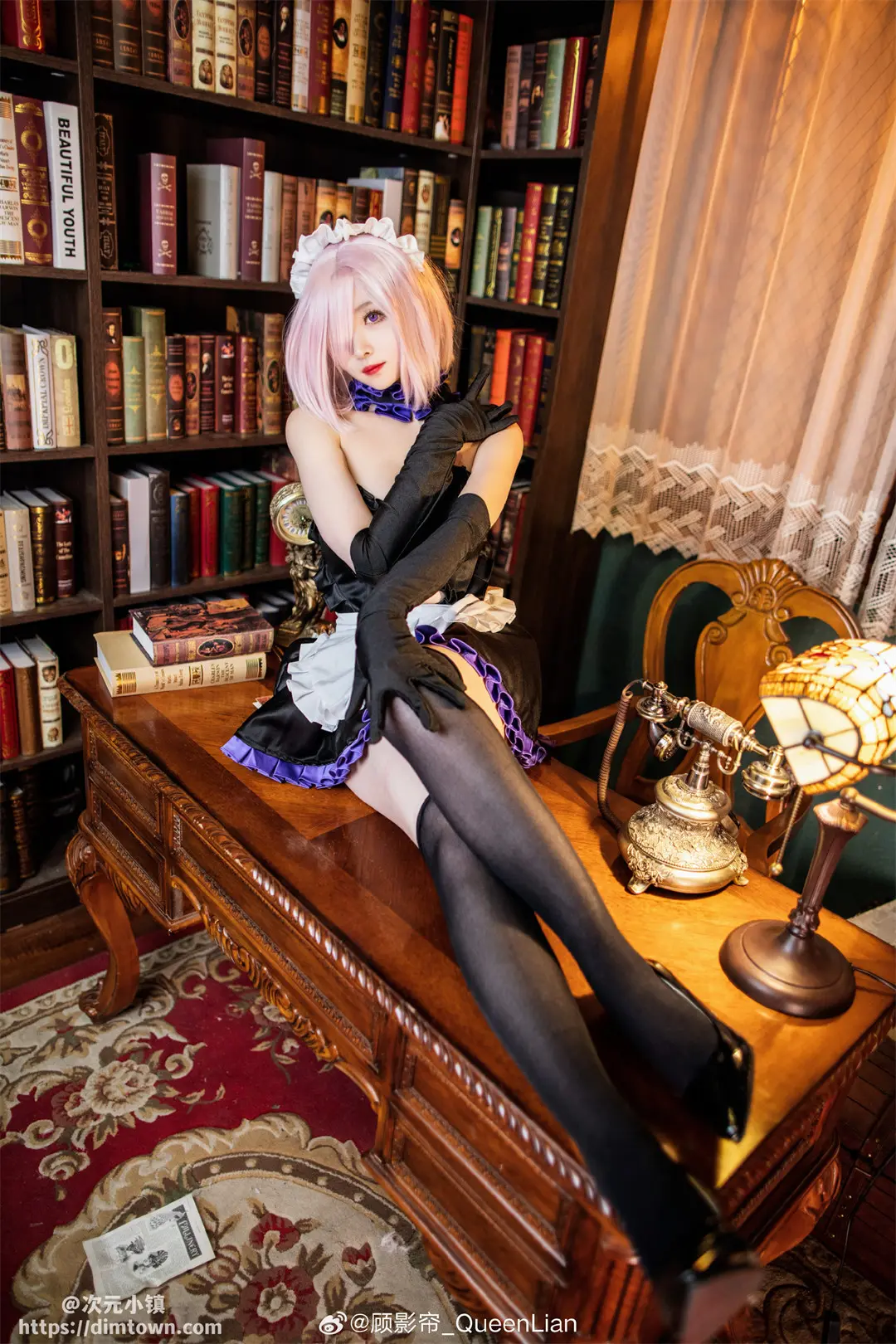 COSPLAY Fate/GrandOrder 玛修（同人女仆）@顾影帘_QueenLian COSPLAY-第6张