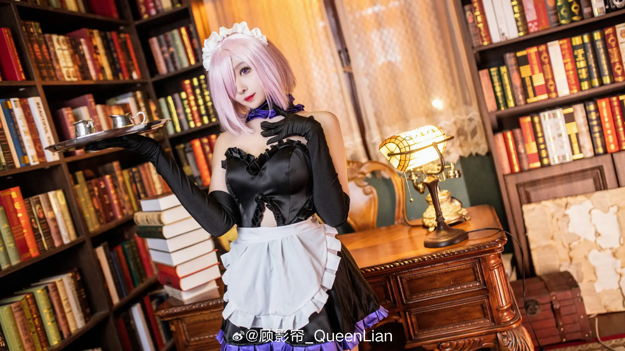 COSPLAY Fate/GrandOrder 玛修（同人女仆）@顾影帘_QueenLian COSPLAY-第8张