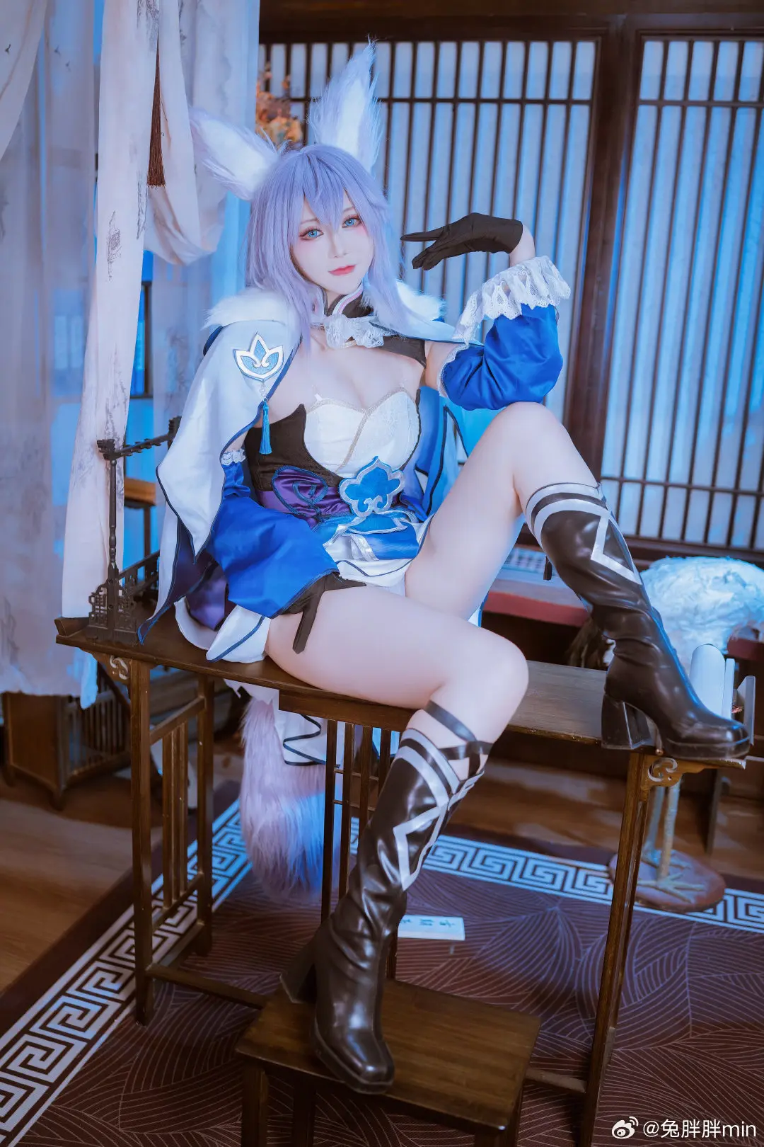COSPLAY 星穹铁道 白珩@兔胖胖min COSPLAY-第4张