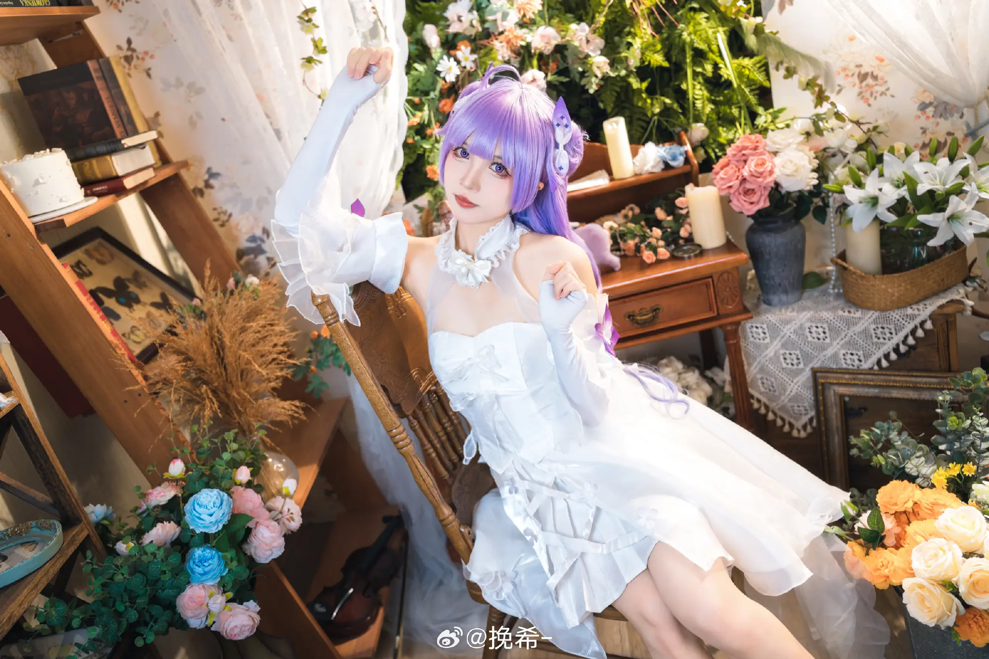 cosplay  🎶 变成“偶像”了...独角兽会加油的！碧蓝航线 独角兽@挽希- COSPLAY-第10张
