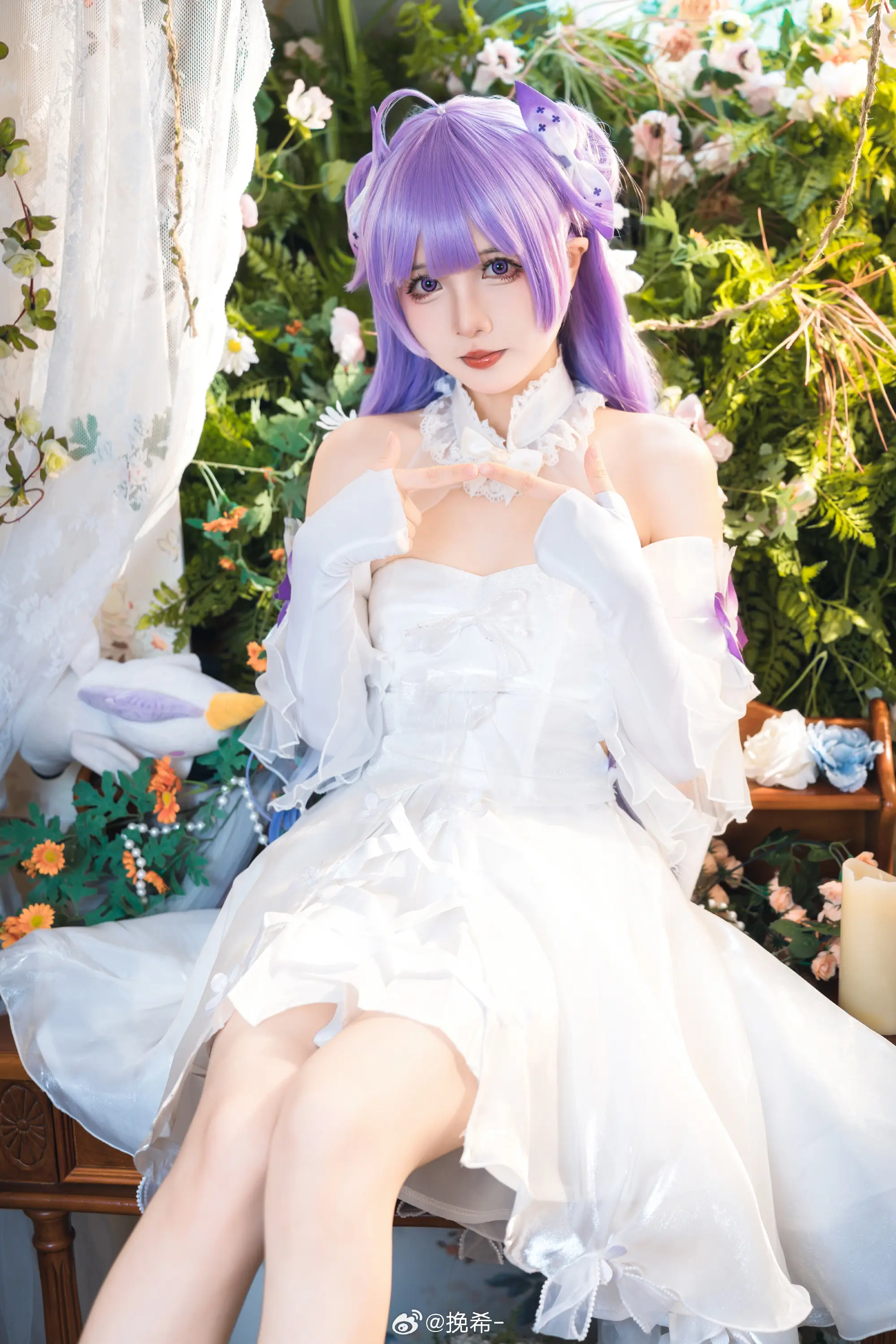 cosplay  🎶 变成“偶像”了…独角兽会加油的！碧蓝航线 独角兽@挽希--公众号小姨ai