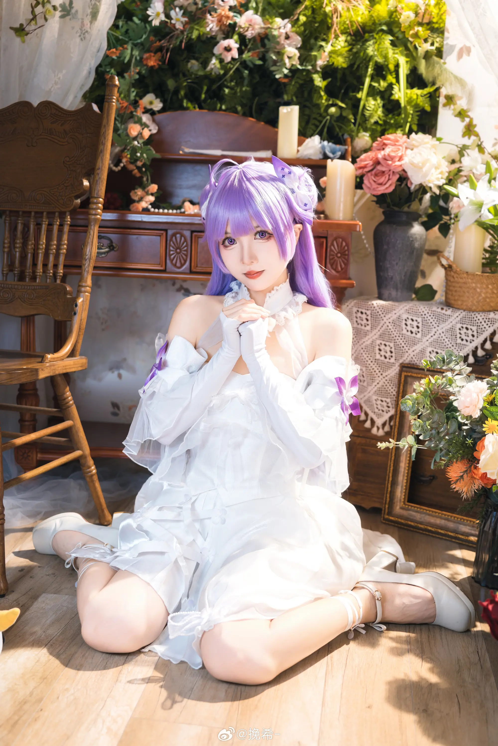 cosplay  🎶 变成“偶像”了...独角兽会加油的！碧蓝航线 独角兽@挽希- COSPLAY-第15张