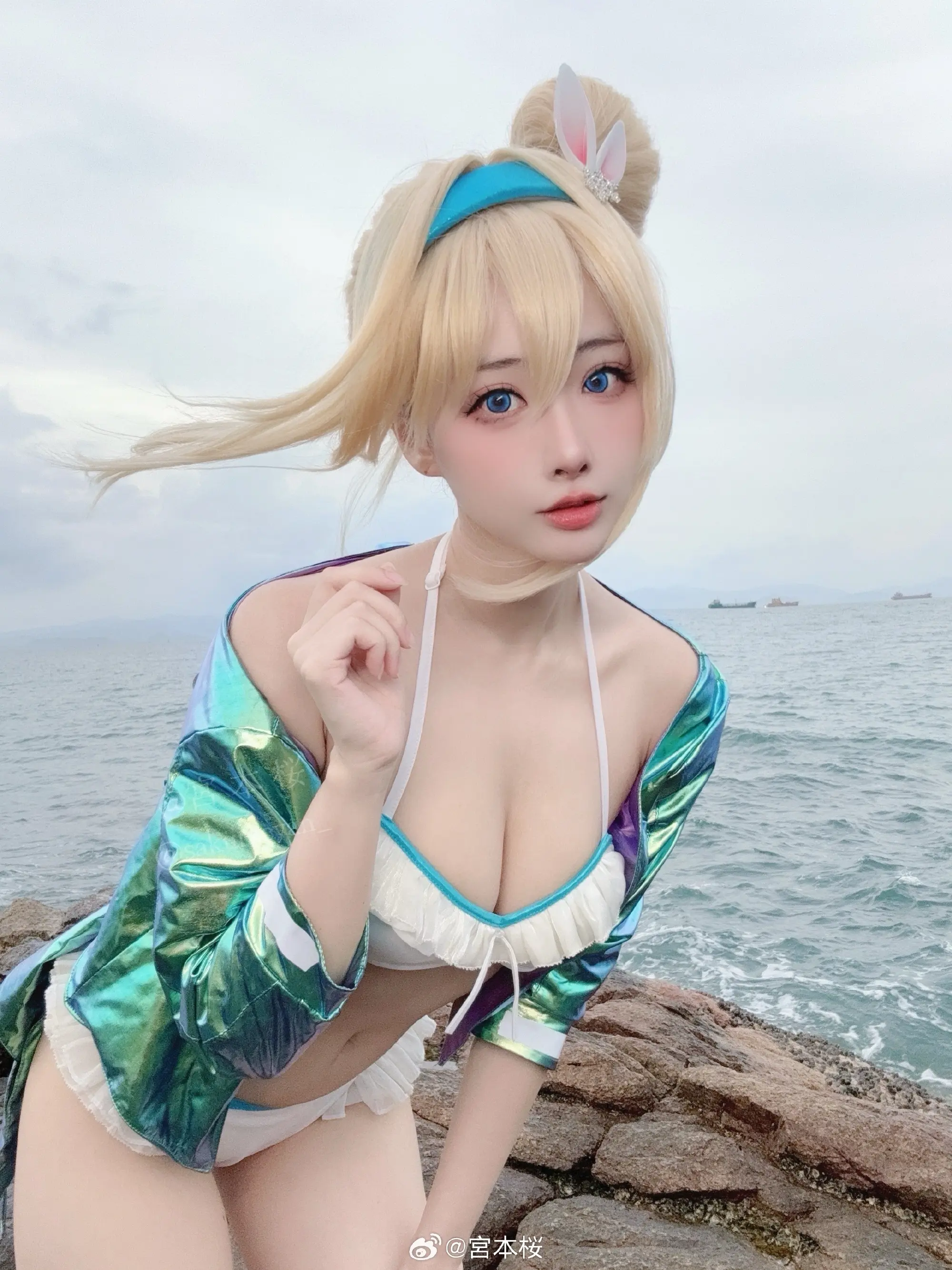 COSPLAY  少前2追放 泳装索米@宮本桜 COSPLAY-第3张